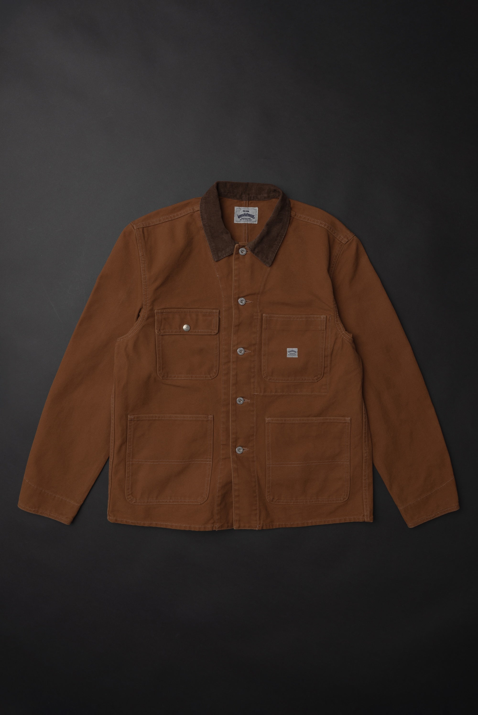 WR623F (53) World Workers Duck Canvas Coverall Jacket – BIG JOHN