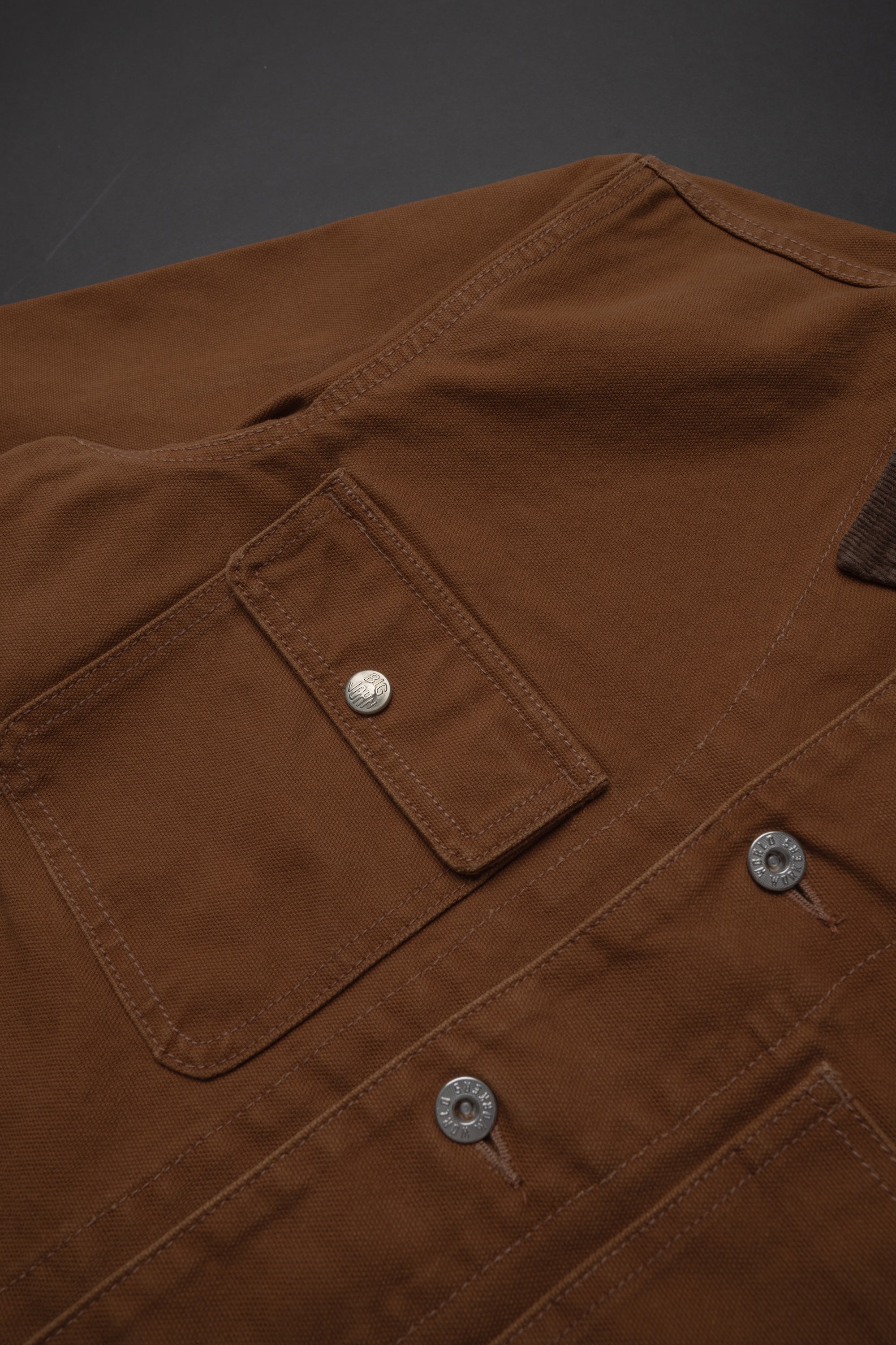 WR623F (53) World Workers Duck Canvas Coverall Jacket – BIG JOHN