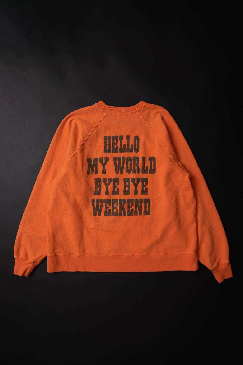 MTE008(44) [BEAVER] RAGLAN SLEEVES SWEAT | ORANGE