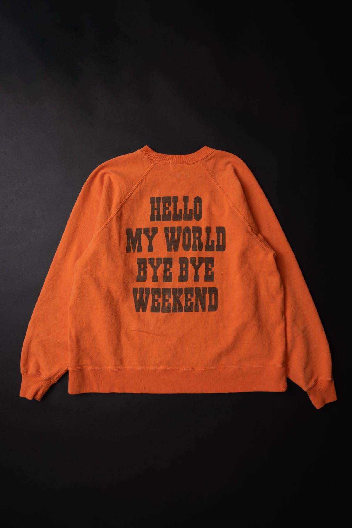 MTE008(44) [BEAVER] RAGLAN SLEEVES SWEAT | ORANGE