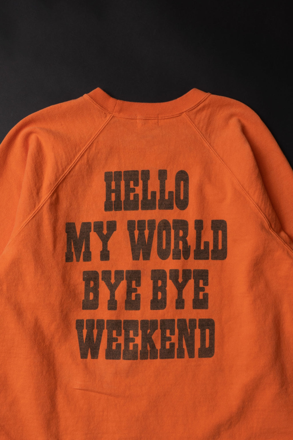 MTE008(44) [BEAVER] RAGLAN SLEEVES SWEAT | ORANGE