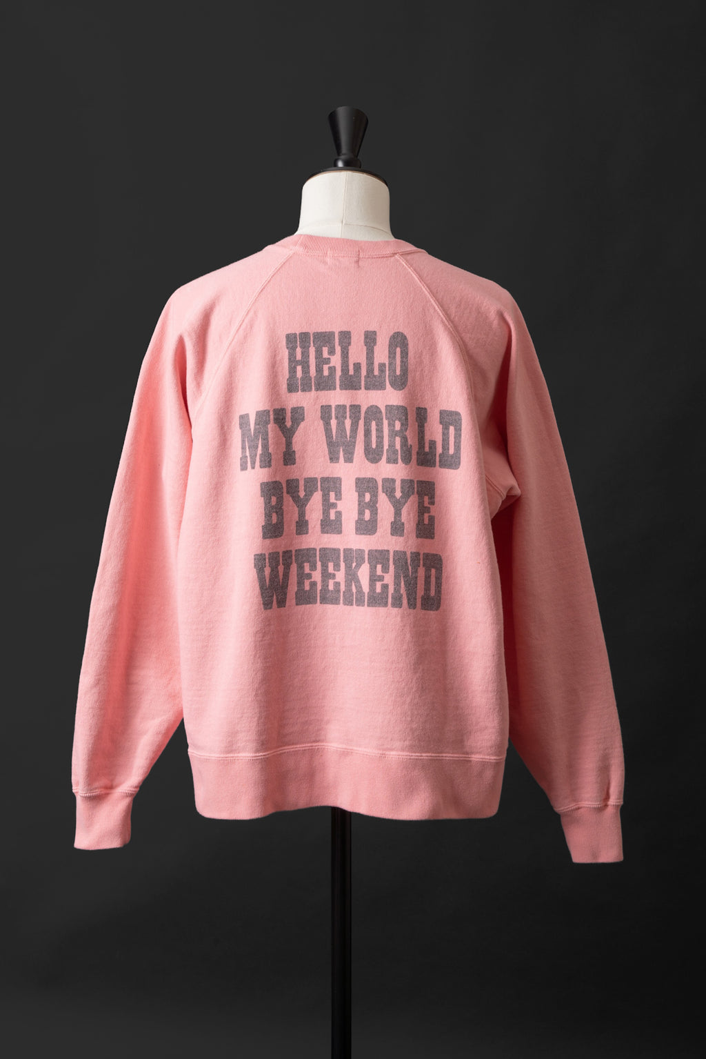 MTE008(27) [BEAVER] RAGLAN SLEEVES SWEAT | PINK