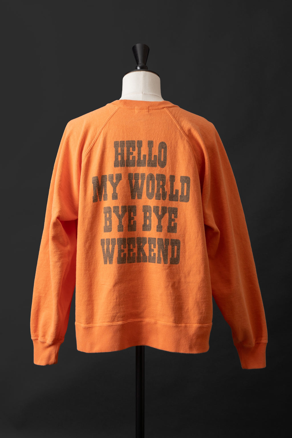 MTE008(44) [BEAVER] RAGLAN SLEEVES SWEAT | ORANGE