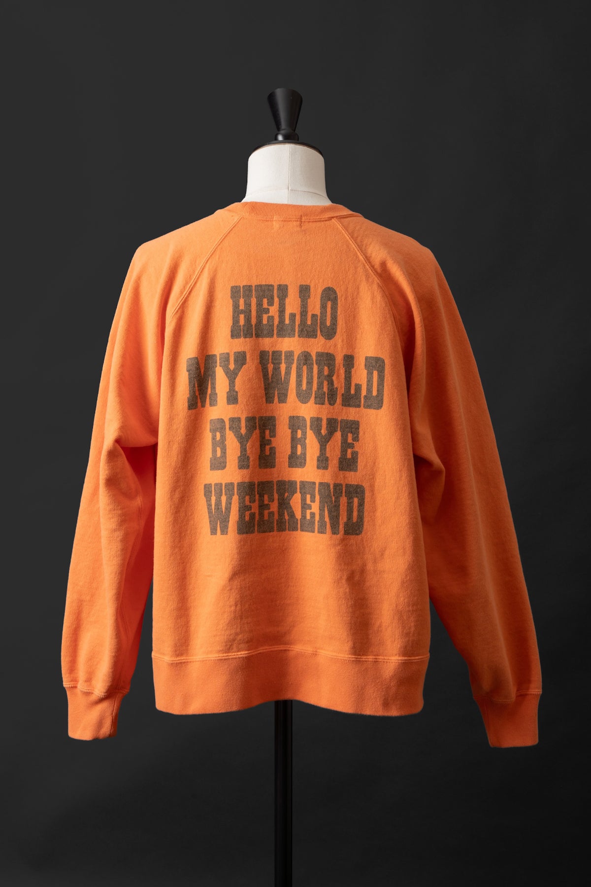 MTE008(44) [BEAVER] RAGLAN SLEEVES SWEAT | ORANGE