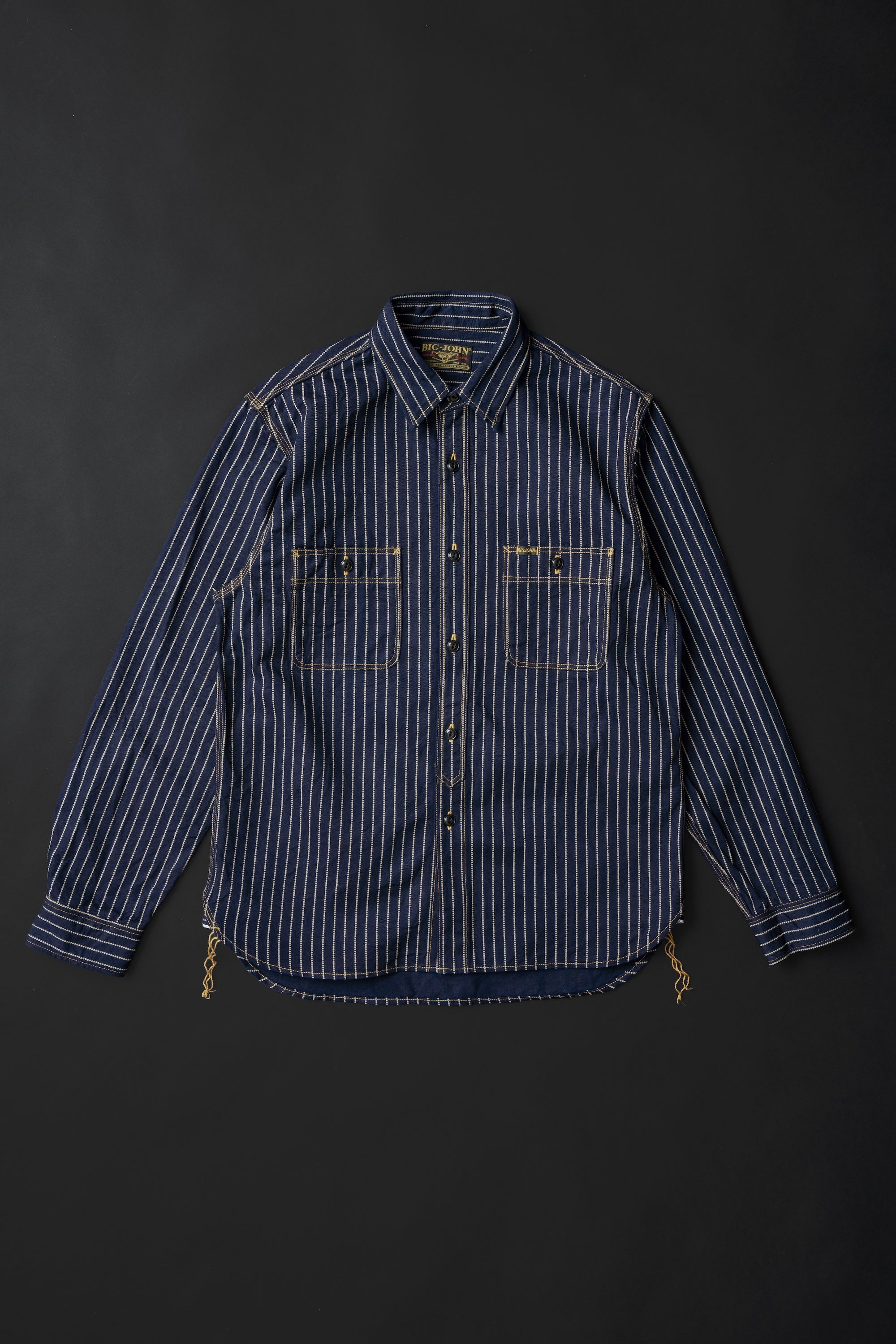 MS005E (055P) 10oz SELVAGE WORK SHIRT WABASH