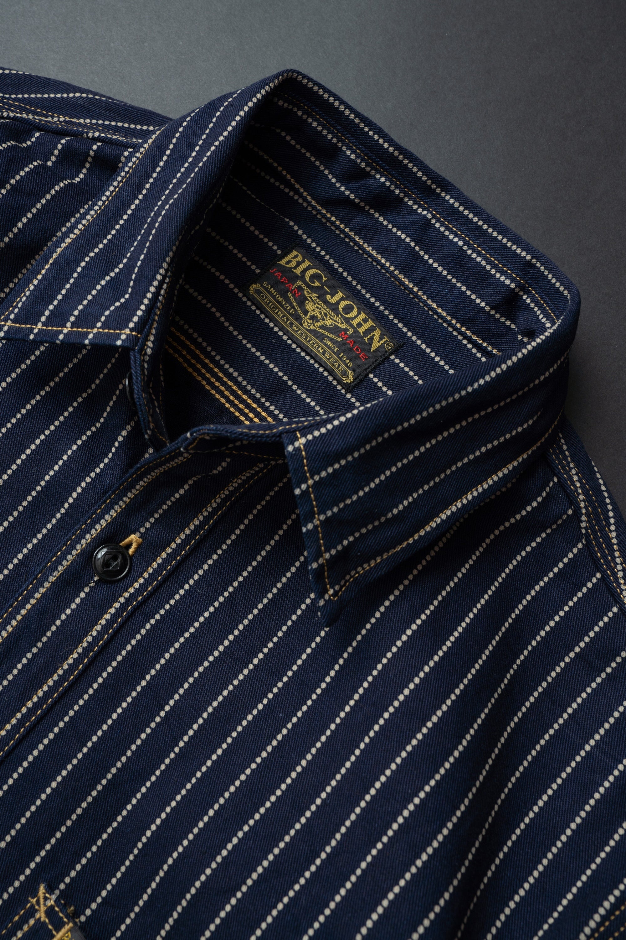 MS005E (055P) 10oz SELVAGE WORK SHIRT WABASH