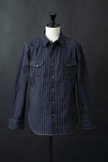 MS004E (055P) 10oz SELVADGE DENIM WESTERN SHIRTS WABASH
