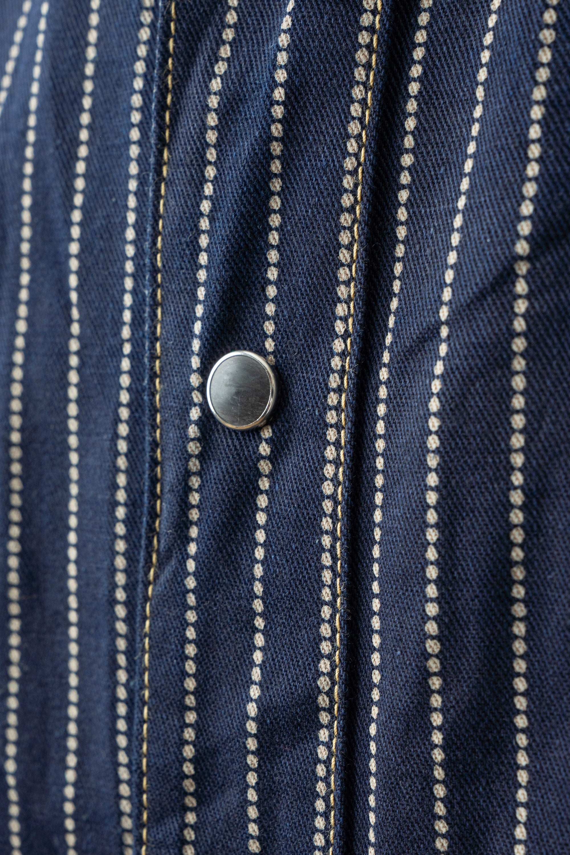 MS004E (055P) 10oz SELVADGE DENIM WESTERN SHIRTS WABASH