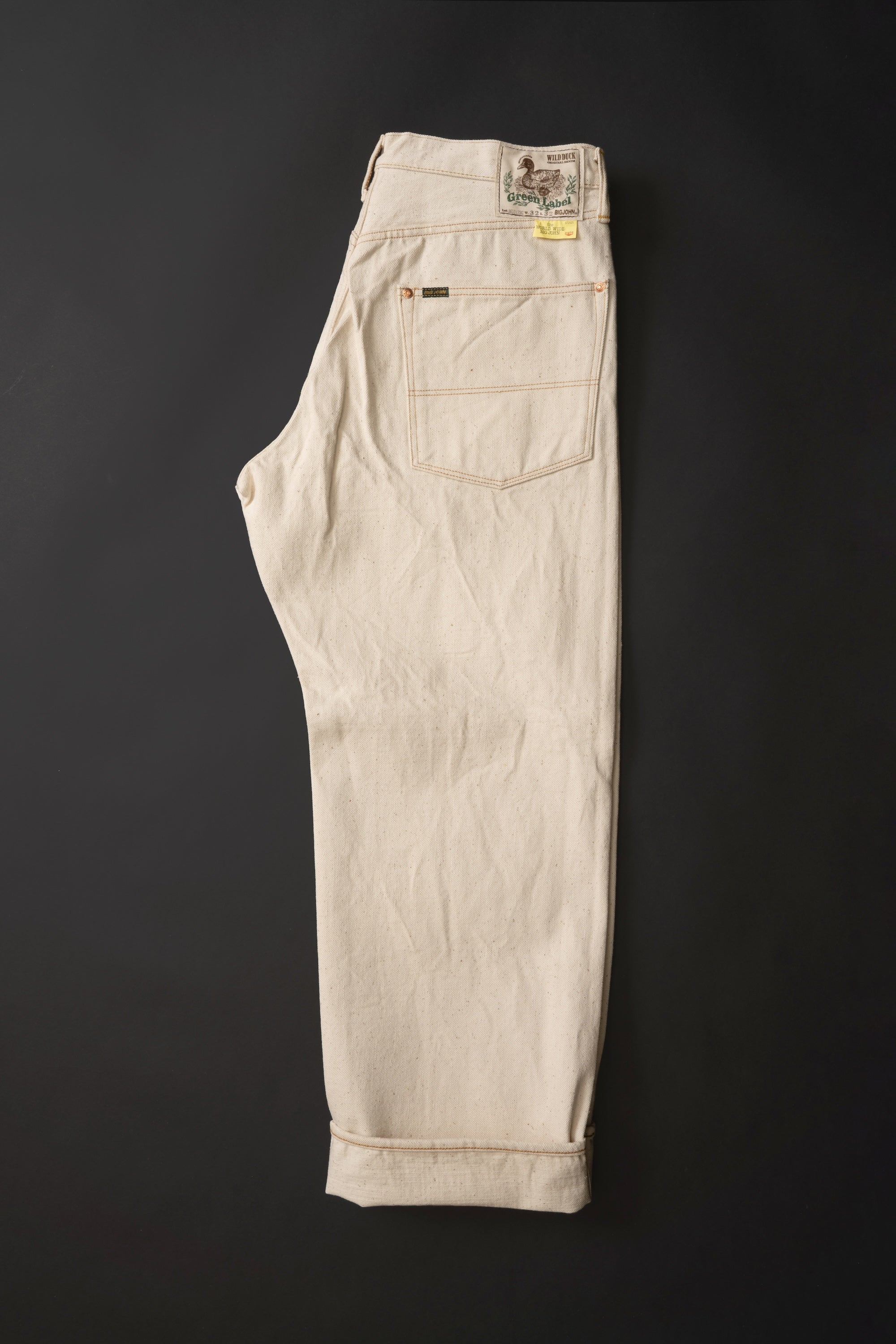 M1012RC (66) GR LABEL WILD DUCK JEANS Natural – BIG JOHN【公式