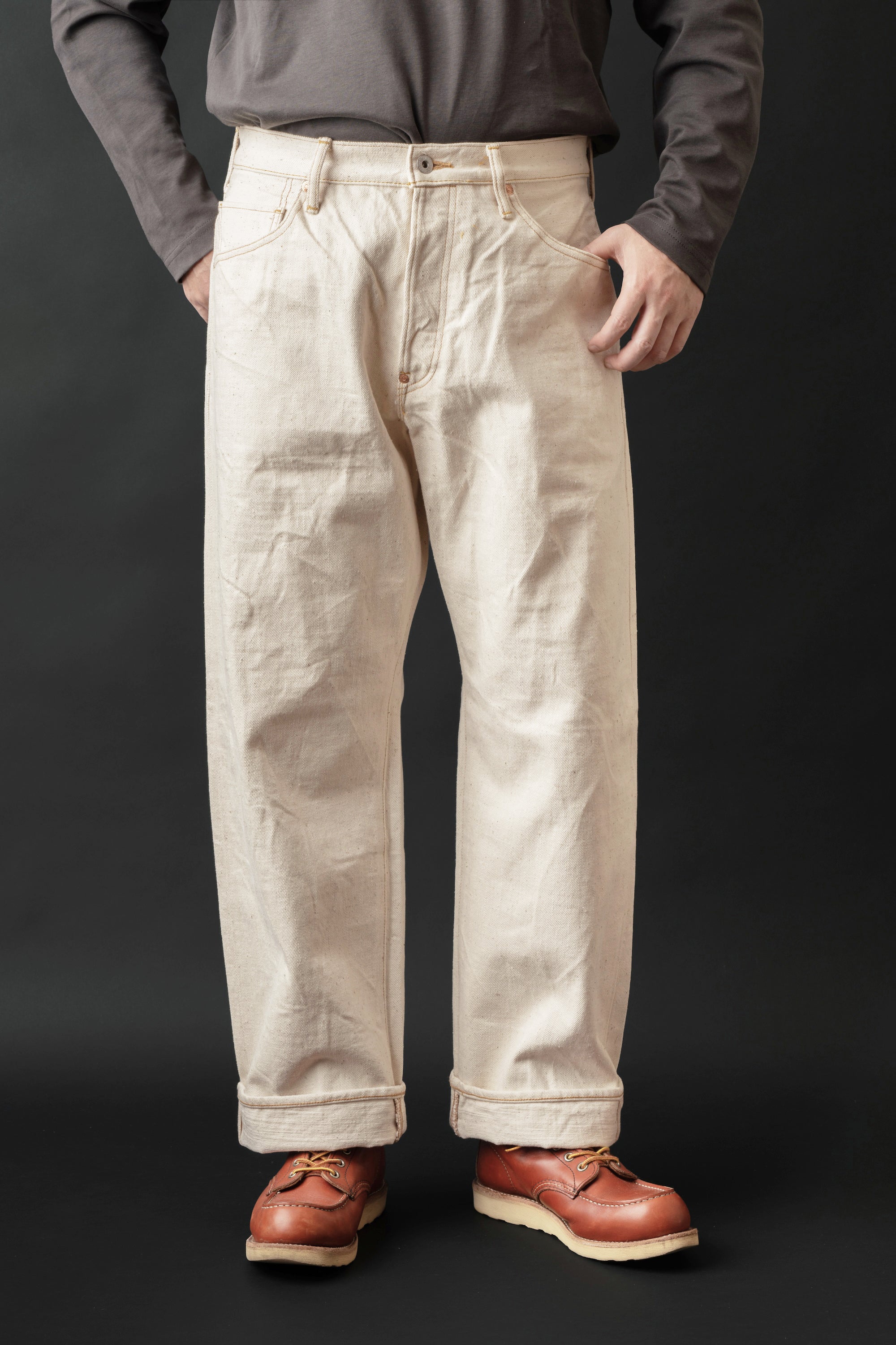 M1012RC (66) GR LABEL WILD DUCK JEANS Natural – BIG JOHN【公式