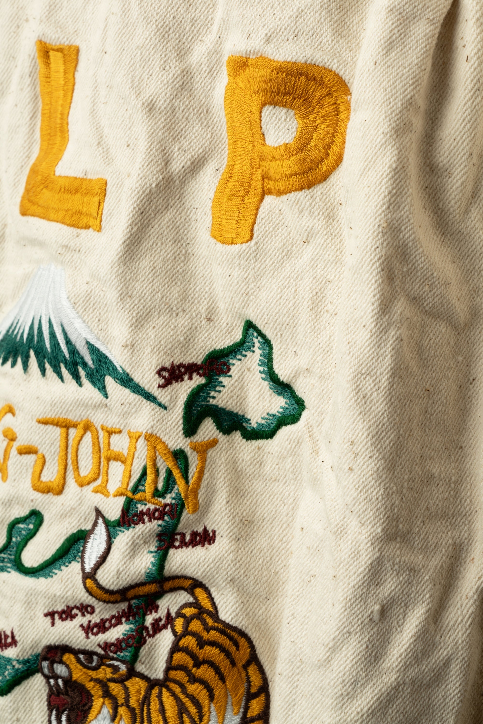 M6013RC (SPS　DUCK刺繍) GR LABEL WILD DUCK JACKET DUCK EMB Natural