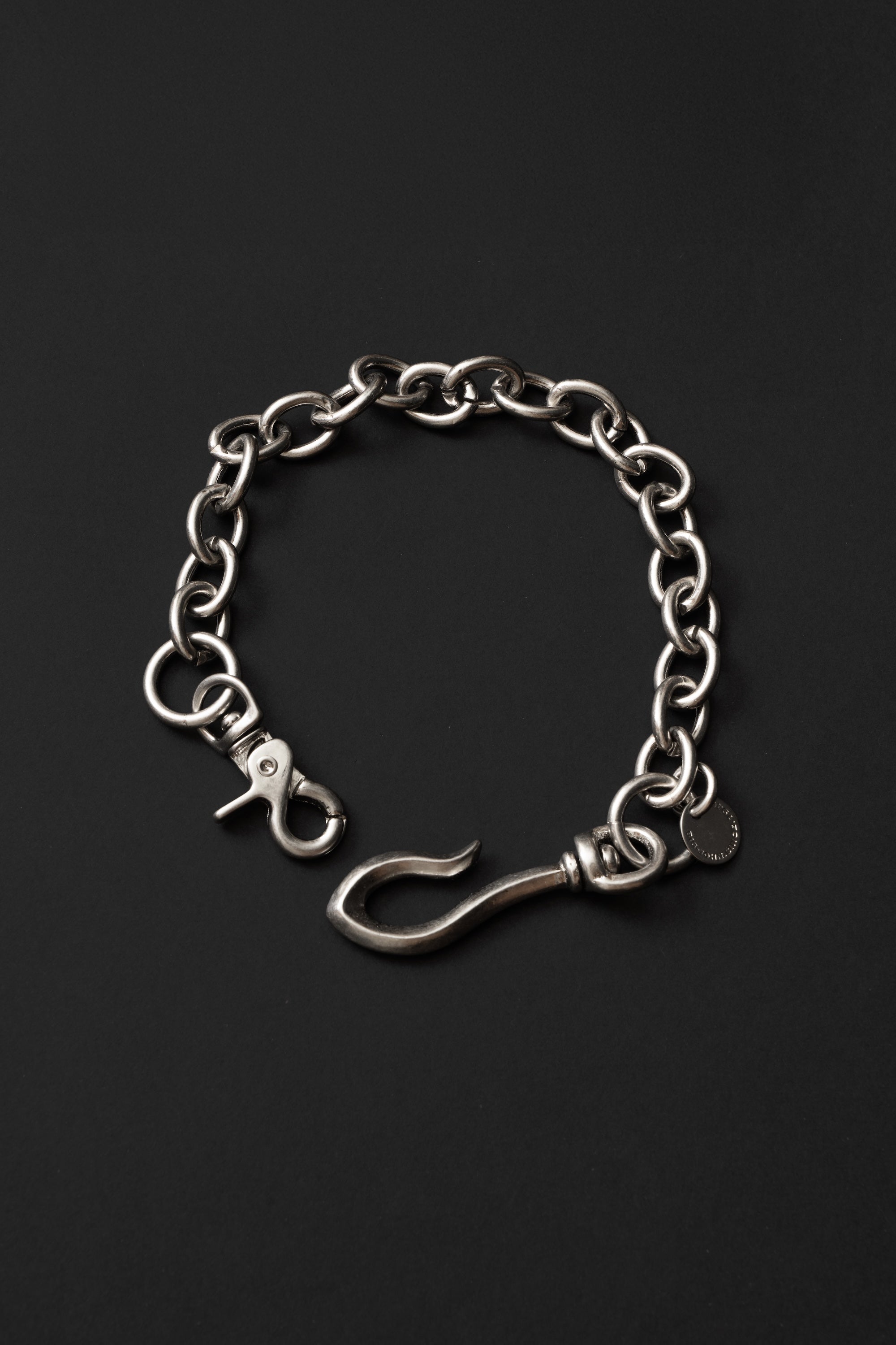 VWC04 BRASS シルバーフィニッシュ ウォレットチェーン [ショート]