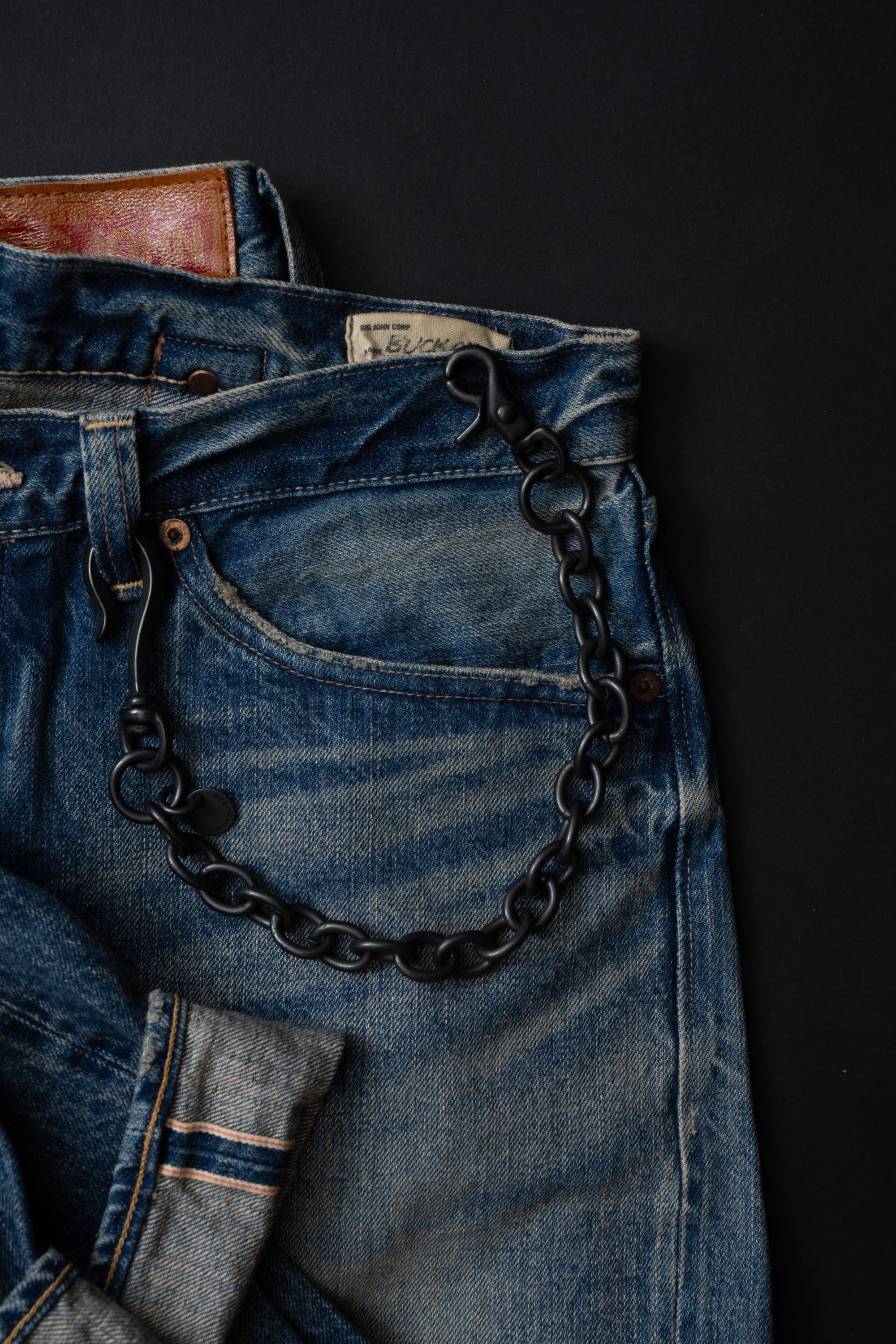 VWC04 BRASS 艶消しブラック ウォレットチェーン [ショート]