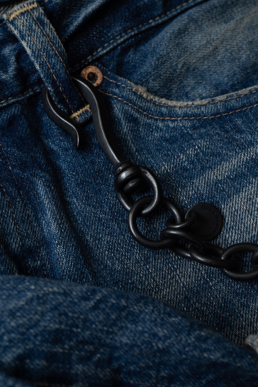 VWC04 BRASS 艶消しブラック ウォレットチェーン [ショート]