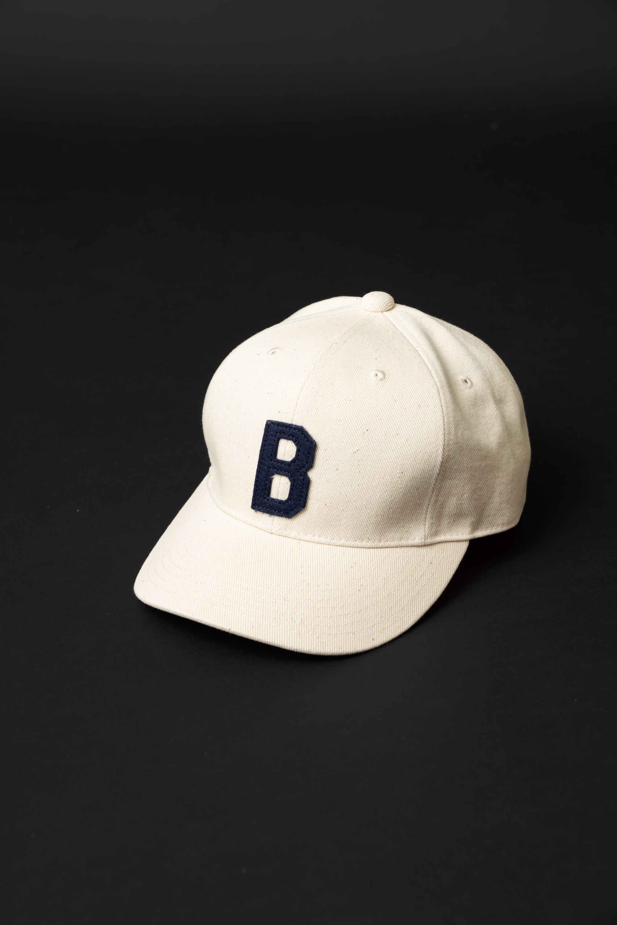 VBBJ049- (66 NATURAL) BJ BASEBALL B LOGO CAP – BIG JOHN【公式