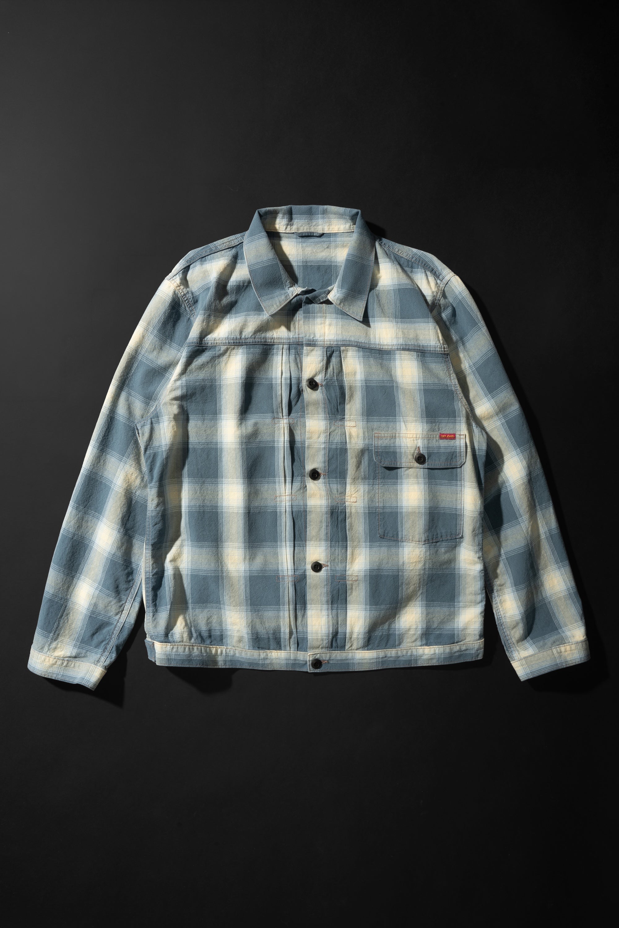 M6010J (ID02) INDIGO CHECK JACKET – BIG JOHN【公式】オンラインショップ