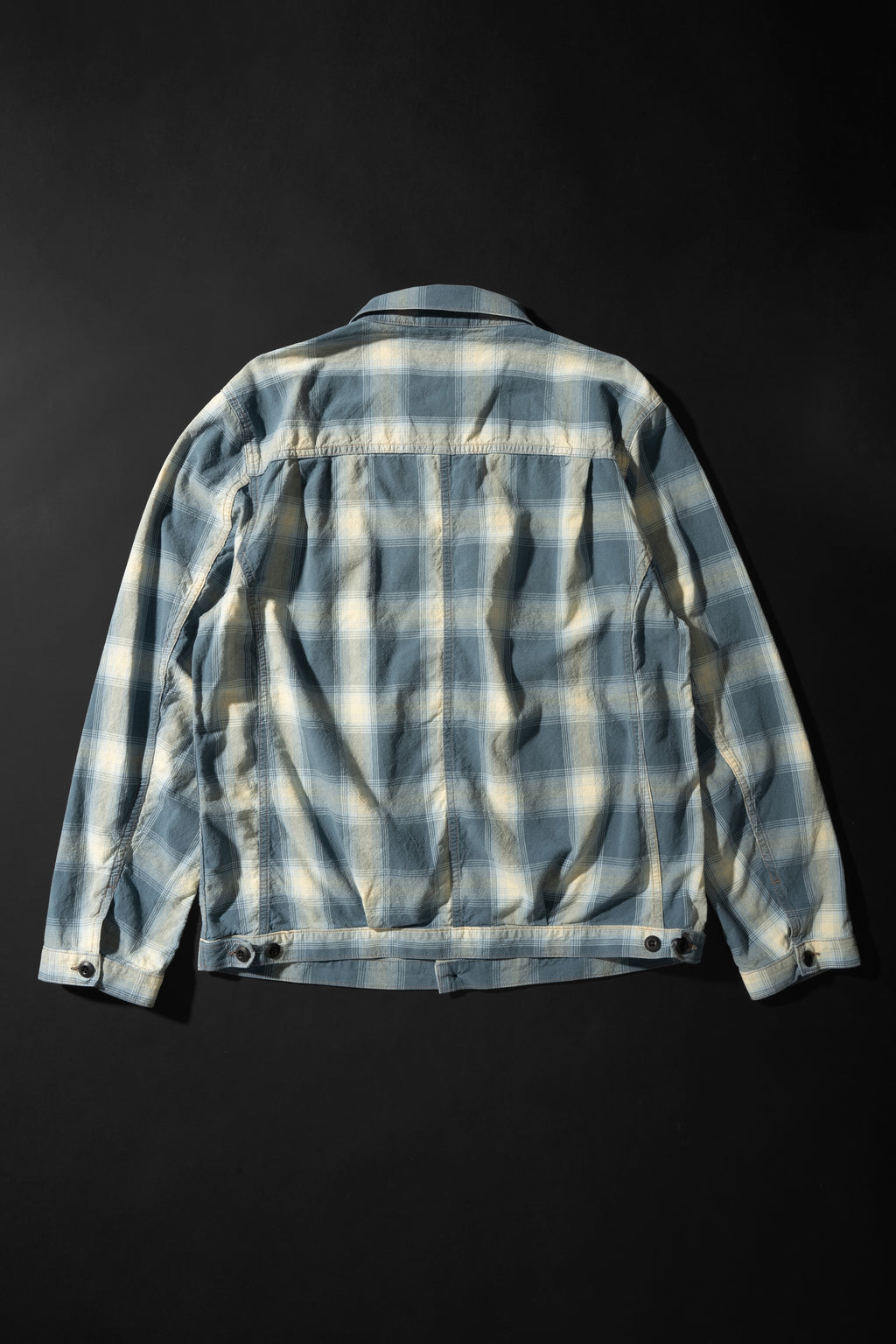 M6010J (ID02) INDIGO CHECK JACKET