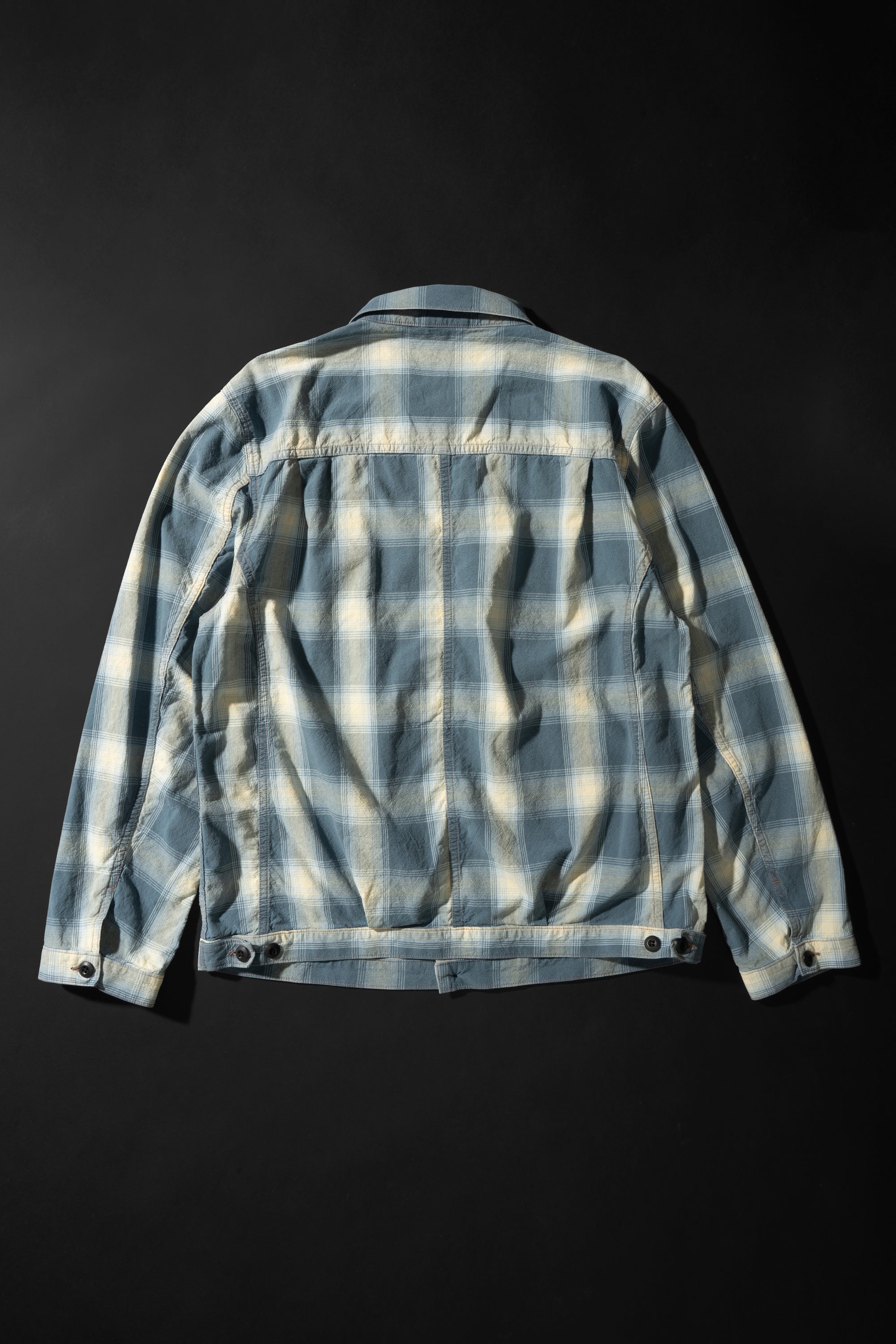 M6010J (ID02) INDIGO CHECK JACKET