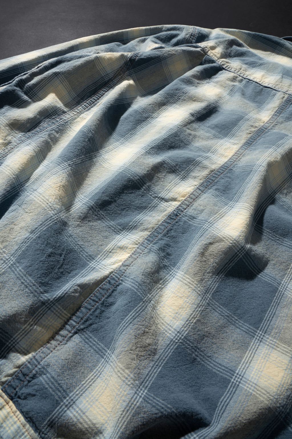 M6010J (ID02) INDIGO CHECK JACKET