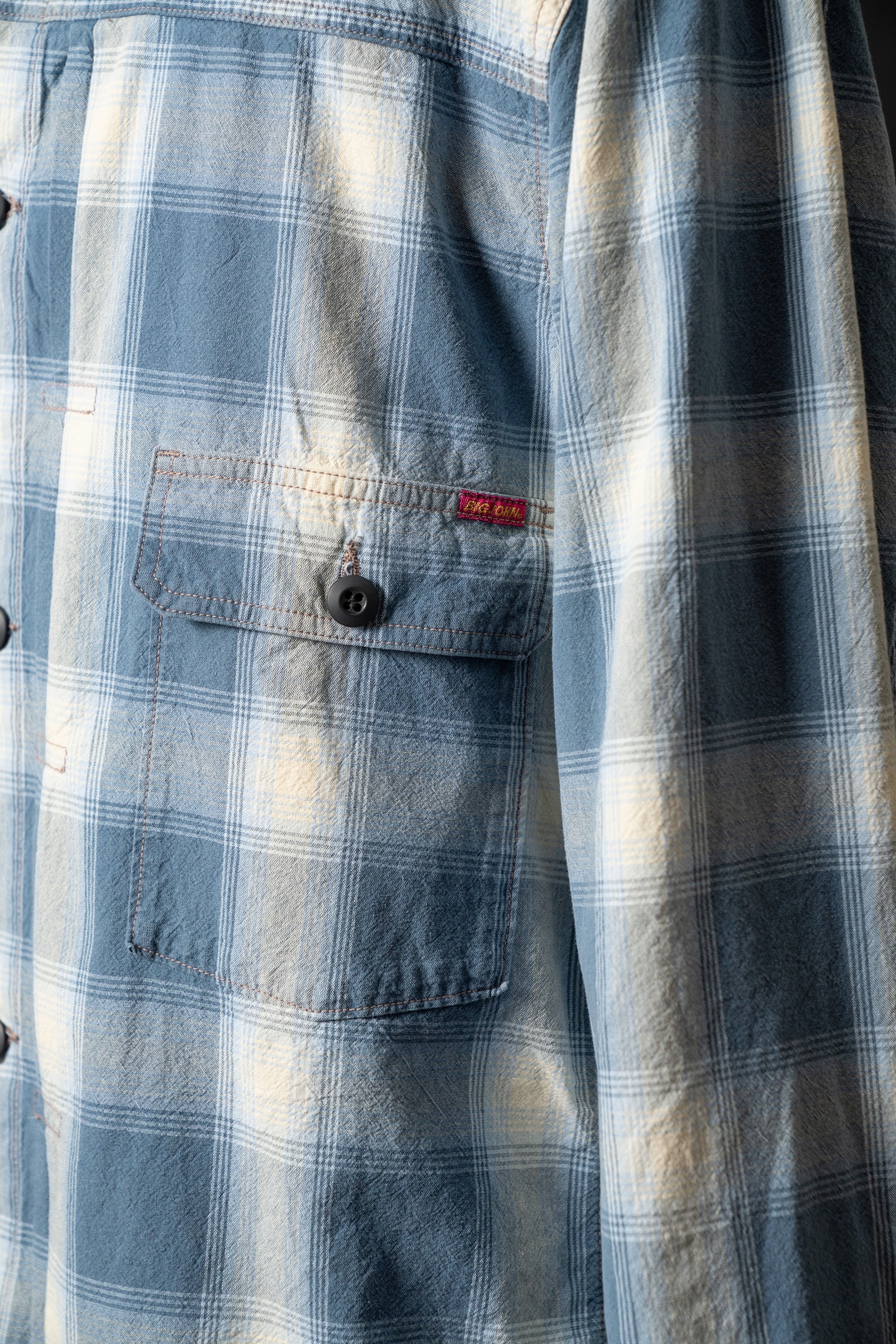 M6010J (ID02) INDIGO CHECK JACKET