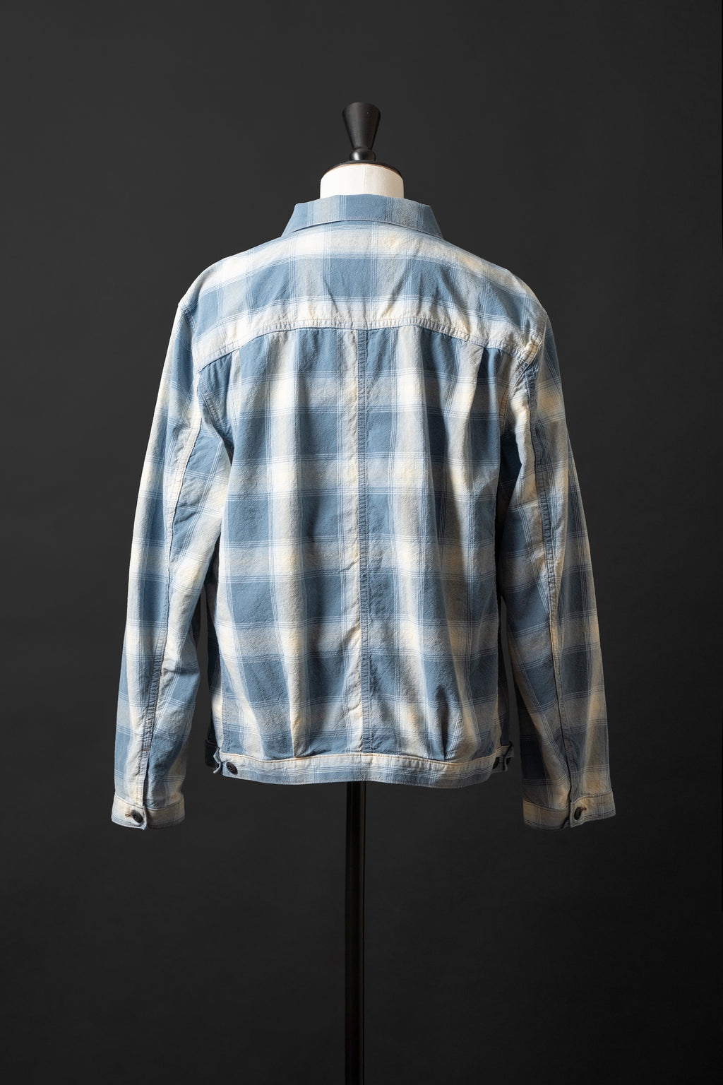 M6010J (ID02) INDIGO CHECK JACKET