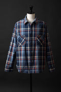 MS012G (ID01) INDIGO CHECK SHIRTS