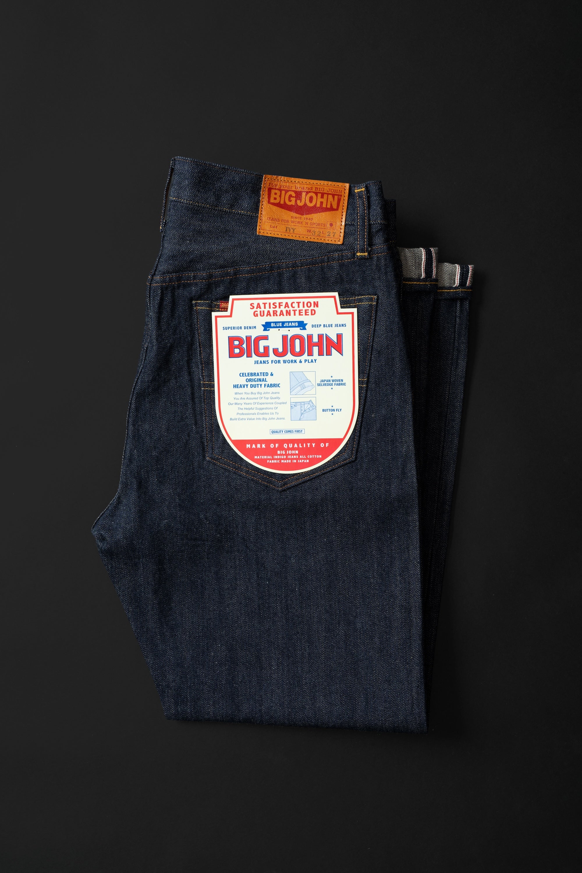 M114J (001) IVY (TAPERED FIT) – BIG JOHN【公式】オンラインショップ