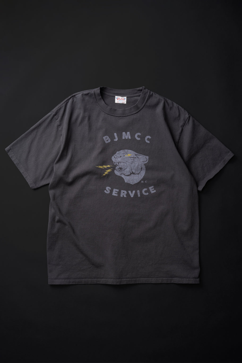 MTE016 (60) 丸胴 Tee BIG JOHN MOTORCYCLE CLUB SERVICE