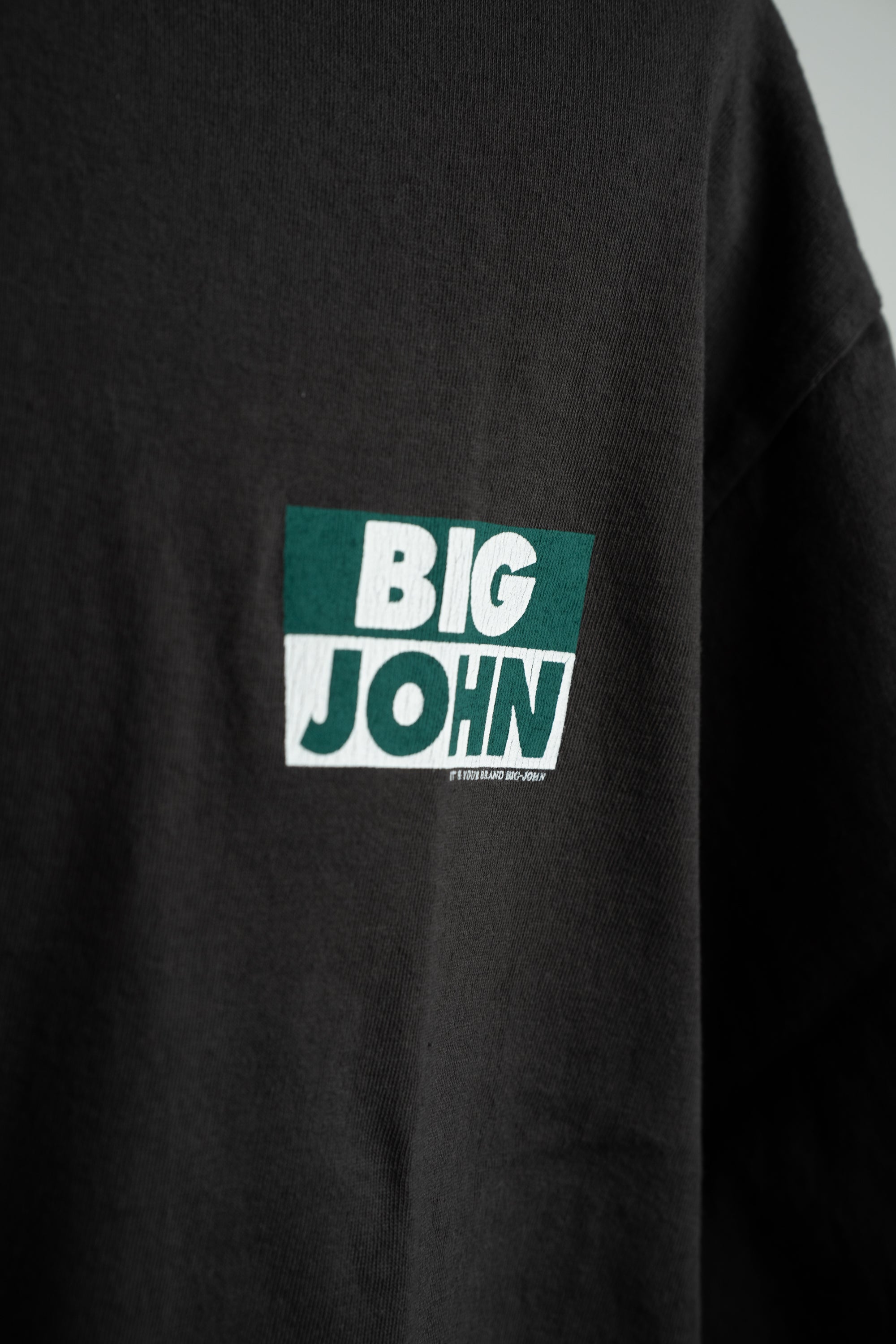 MTE002 (60) 丸胴 Tee BIG JOHN CHARCOAL