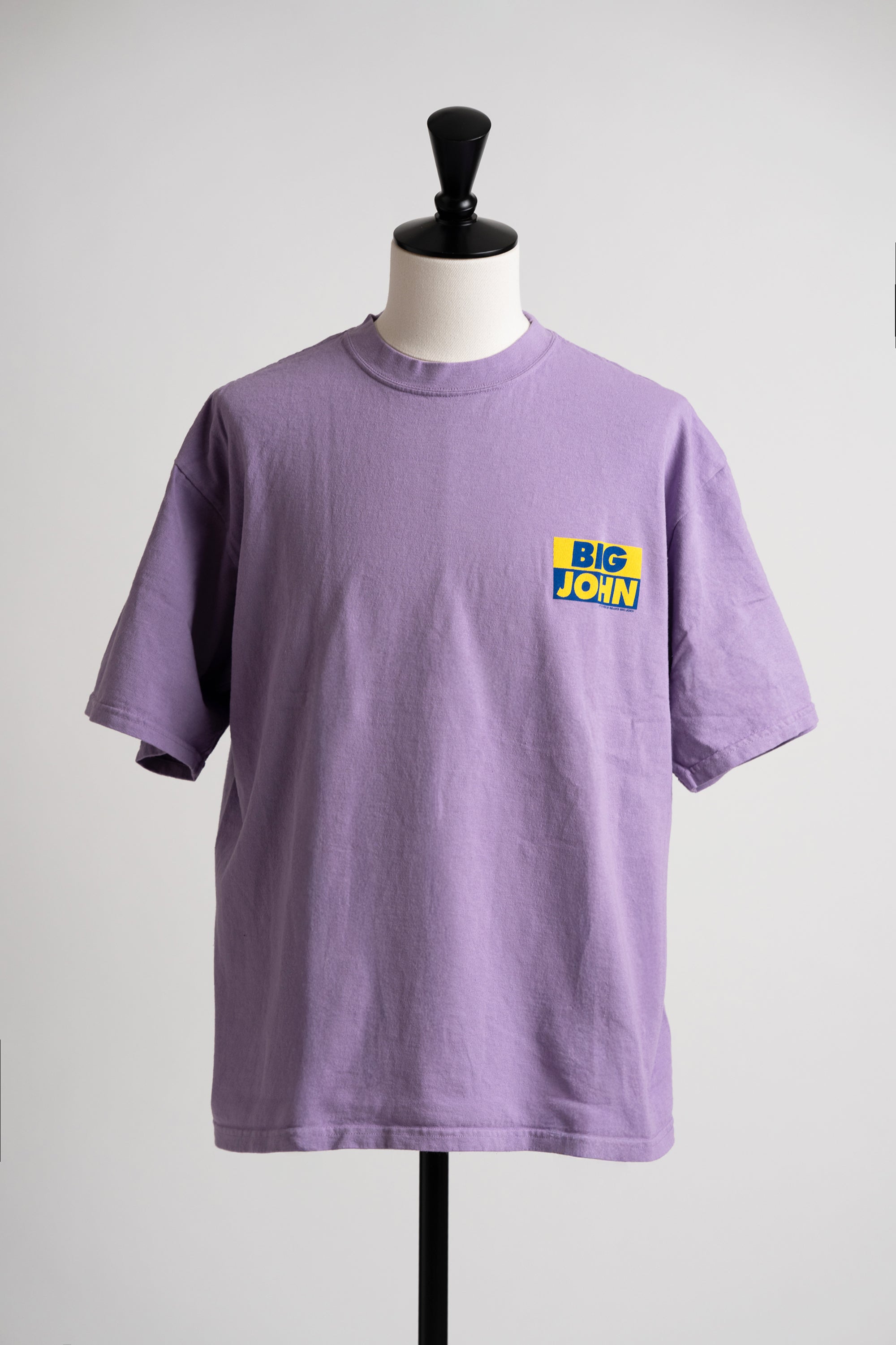 MTE002 (35) 丸胴 Tee BIG JOHN PURPLE