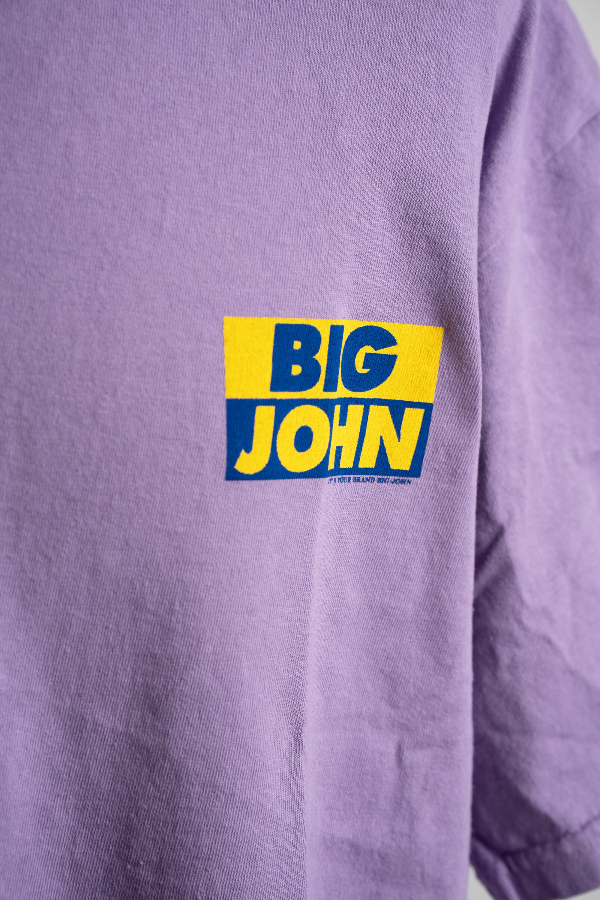 MTE002 (35) 丸胴 Tee BIG JOHN PURPLE