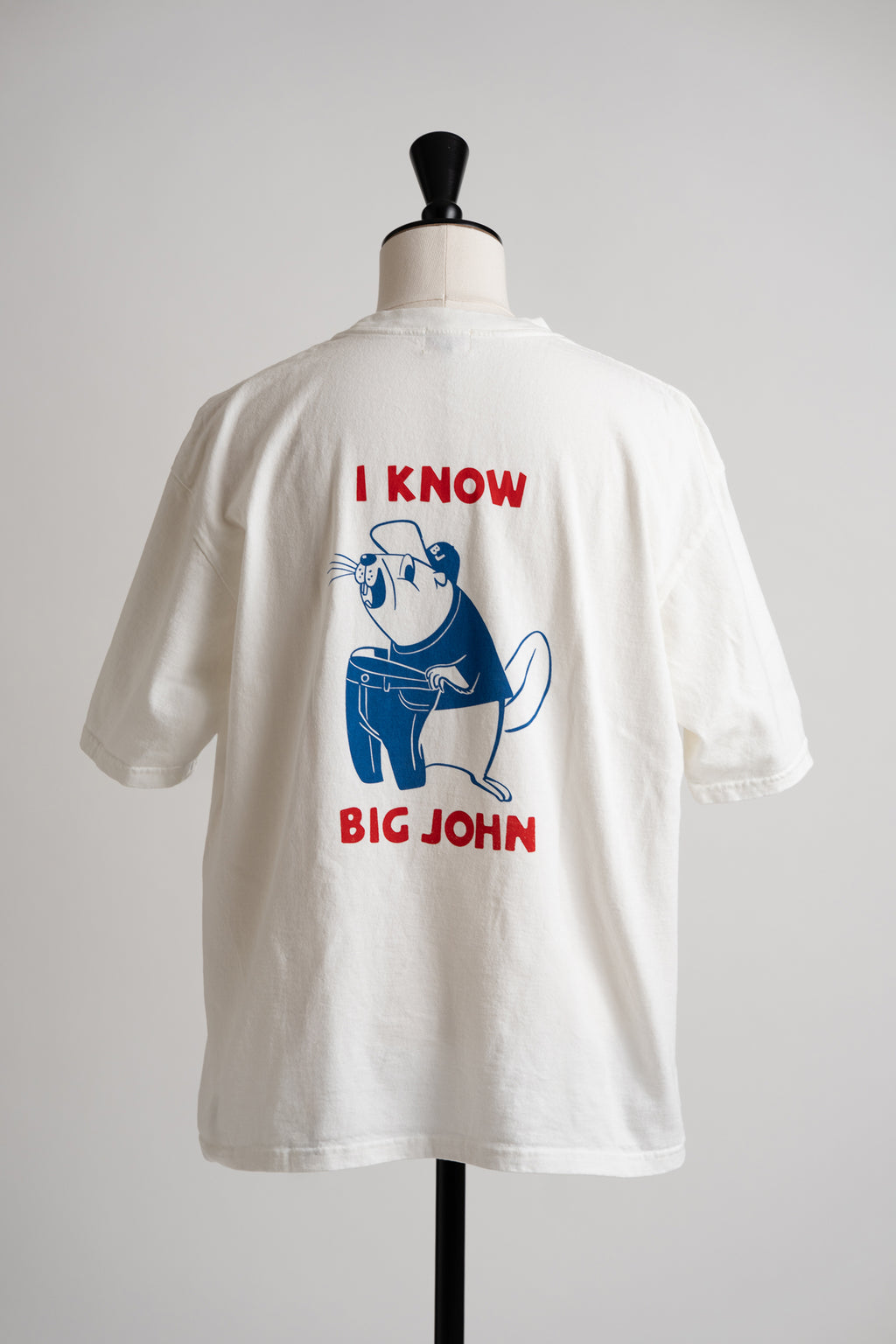 MTE001 (69) 丸胴 Tee BEAVER WHITE