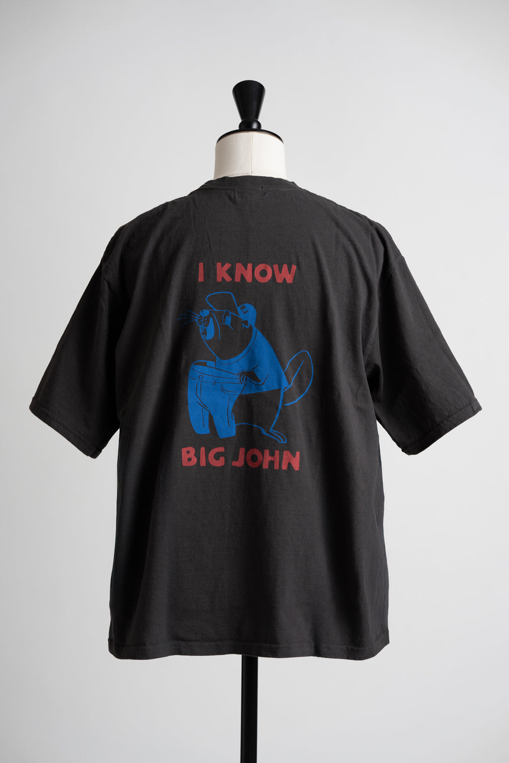 MTE001 (60) 丸胴 Tee BEAVER CHARCOAL