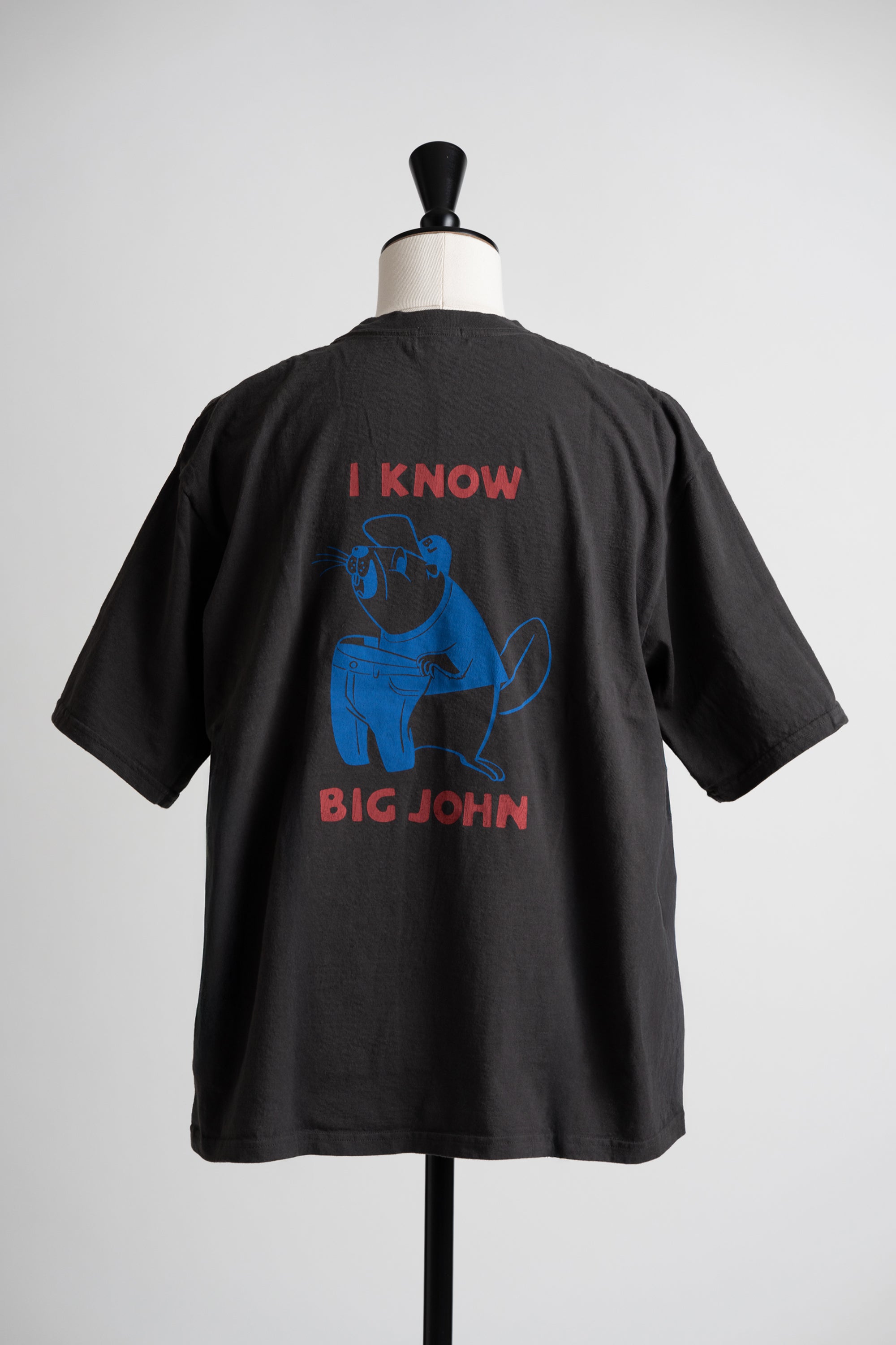 MTE001 (60) 丸胴 Tee BEAVER CHARCOAL