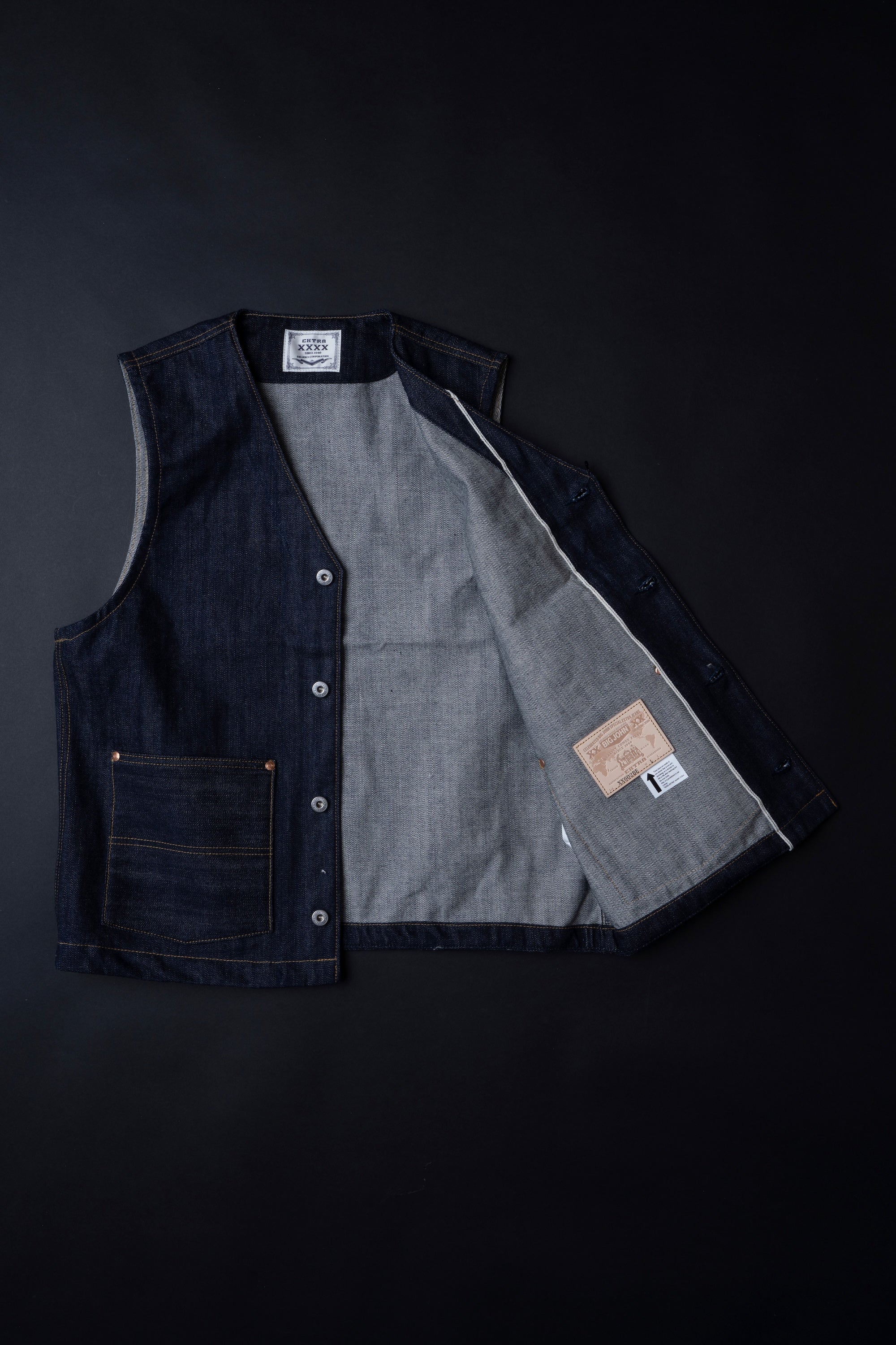 XX602BE (000)『XXXX-EXTRA』BUTTON UP VEST