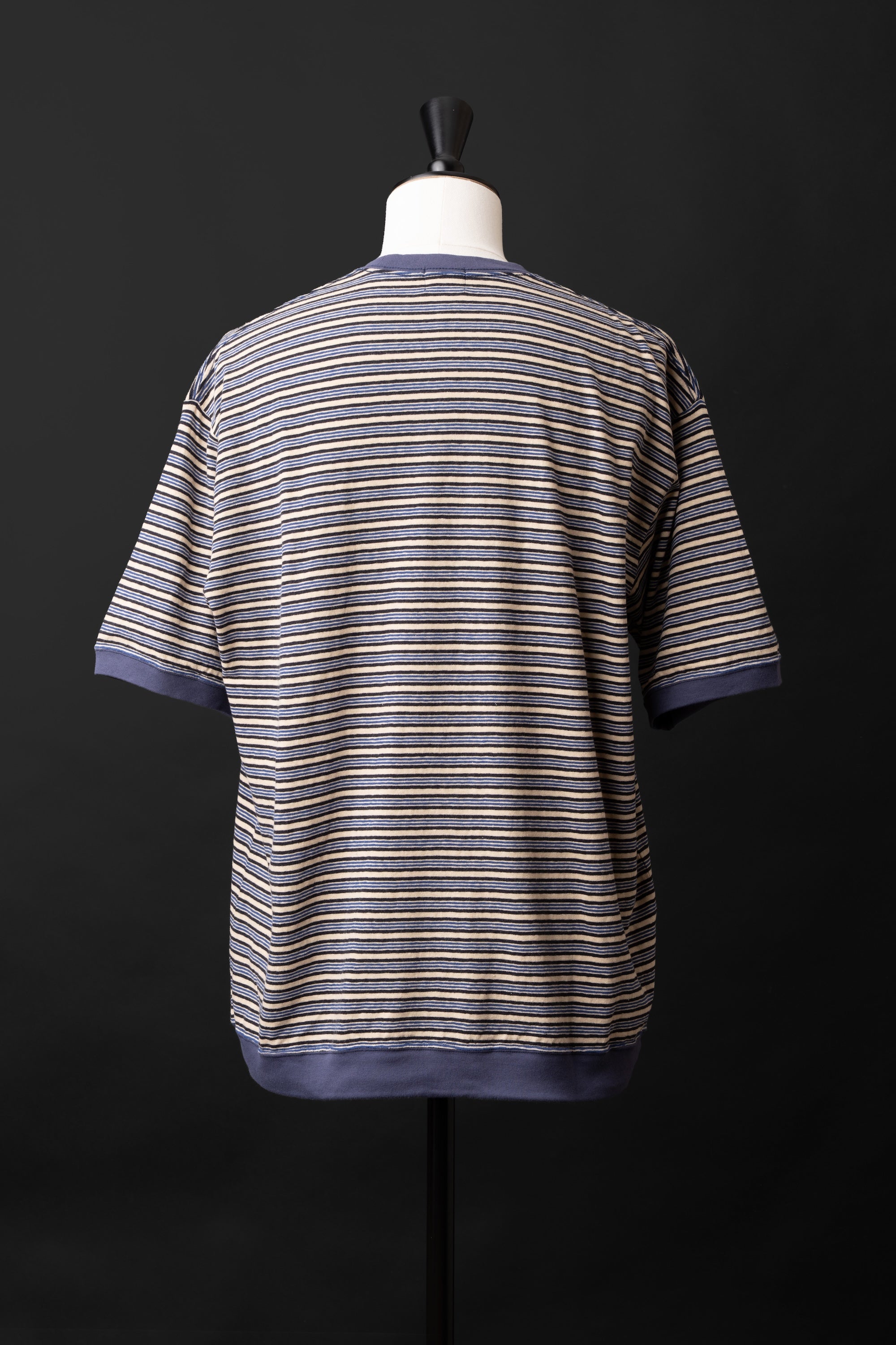 MTE019 (03)  S/S BORDER DRAW CORD Tee