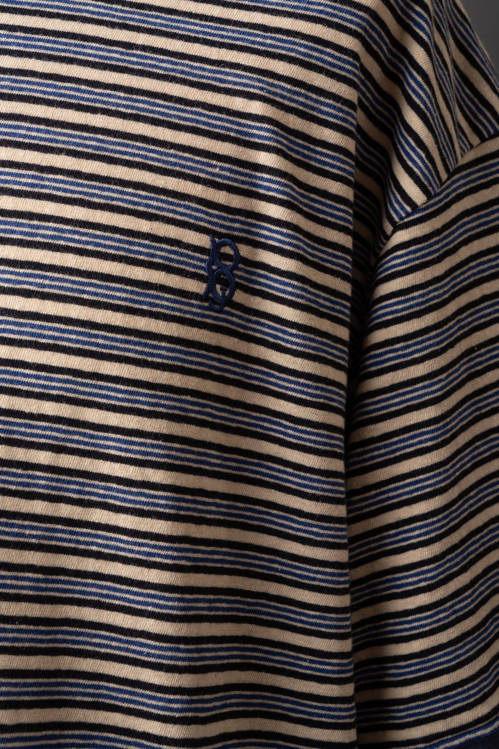 MTE019 (03)  S/S BORDER DRAW CORD Tee