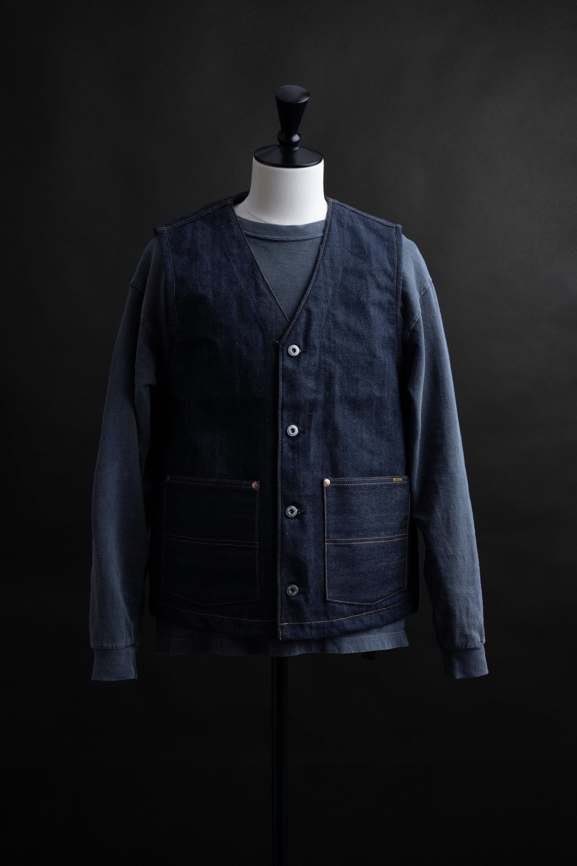 XX602BE (000)『XXXX-EXTRA』BUTTON UP VEST