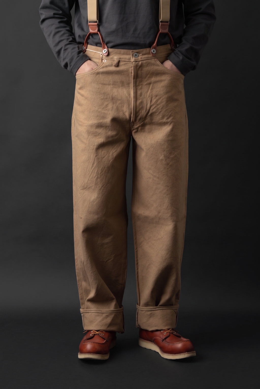 M101S(41) WAIST OVERALL – American Sea Island Cotton Duck Canvas