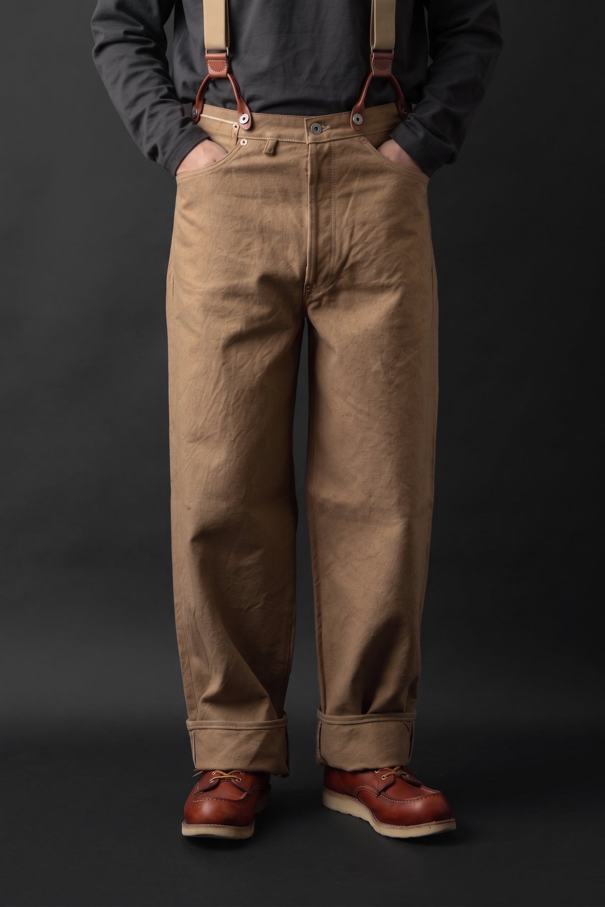 M101S(41) WAIST OVERALL – American Sea Island Cotton Duck Canvas