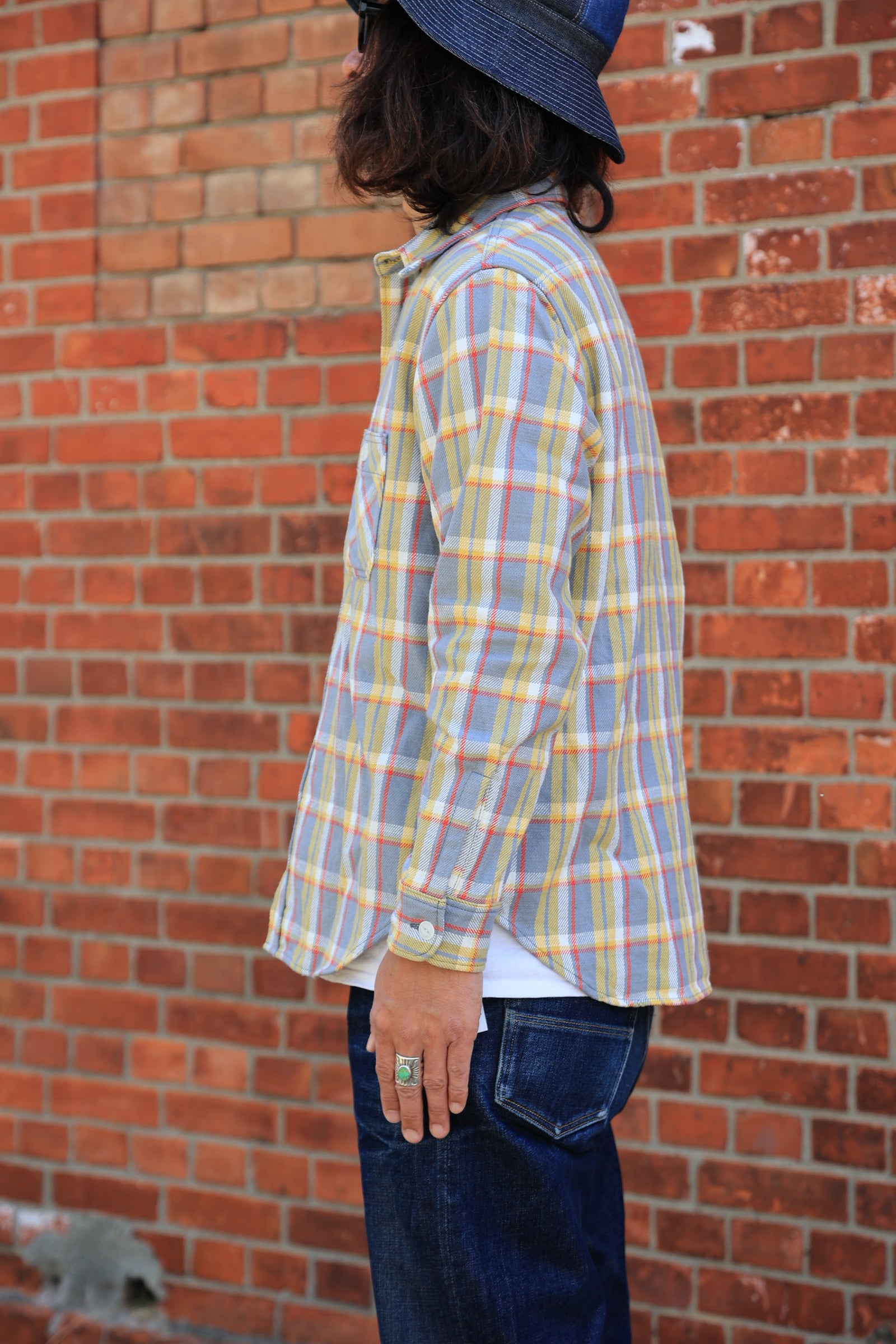 MS001R (71) HEAVY COTTON FLANNEL SHIRT – BIG JOHN【公式