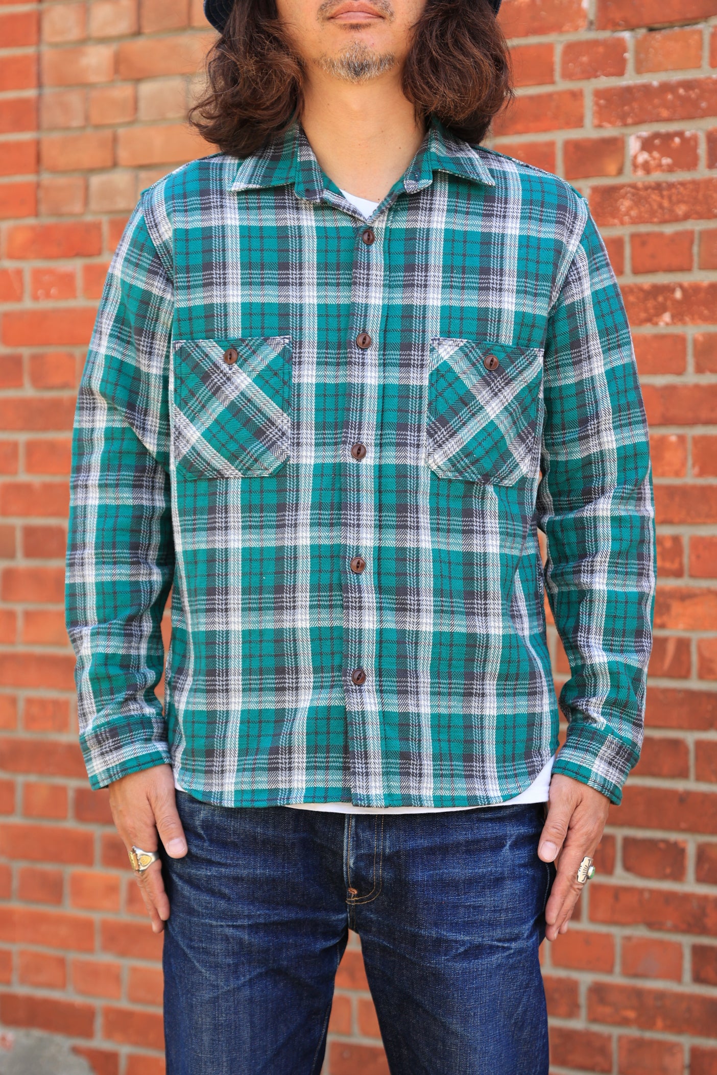 MS002R (14C) HEAVY COTTON FLANNEL SHIRT