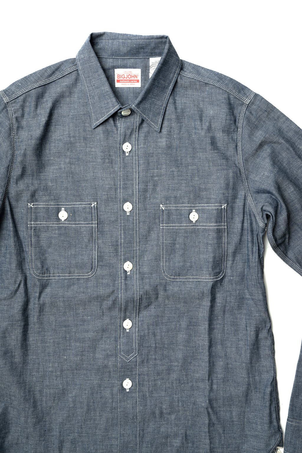 MS003R (01) SELVEDGE CHAMBRAY SHIRT