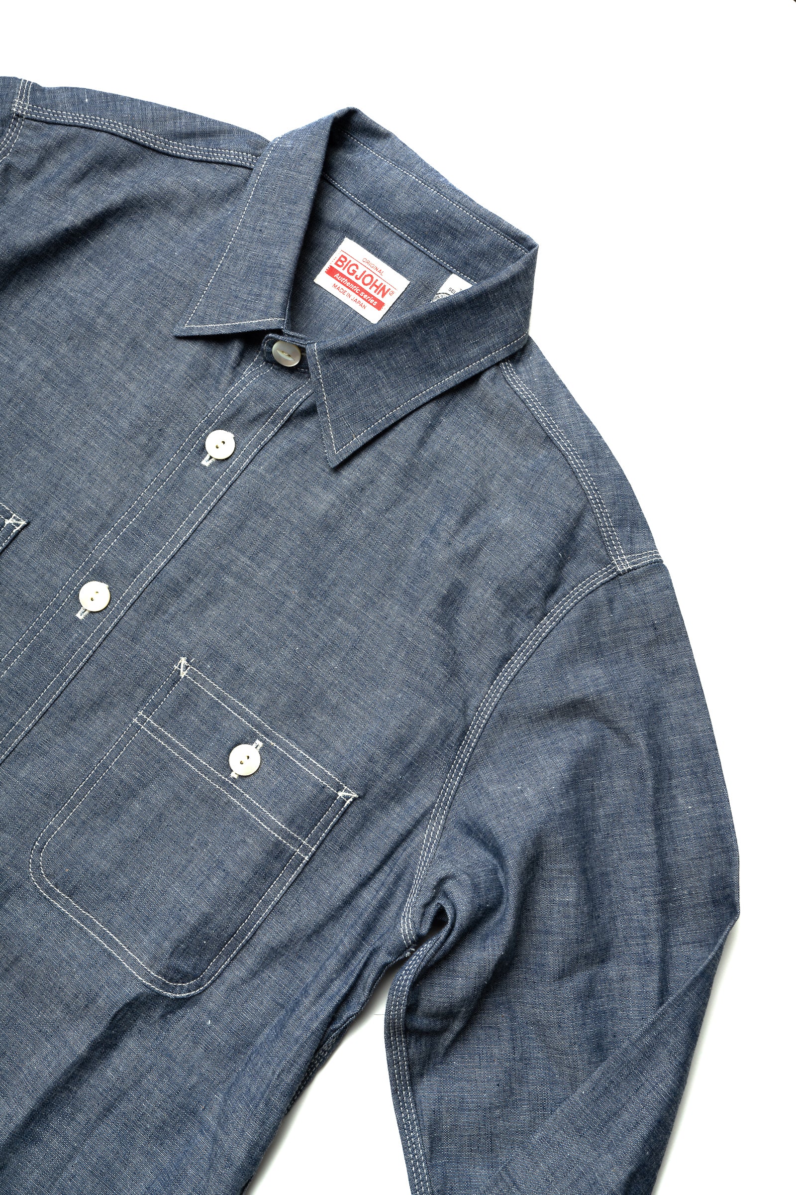 MS003R (01) SELVEDGE CHAMBRAY SHIRT