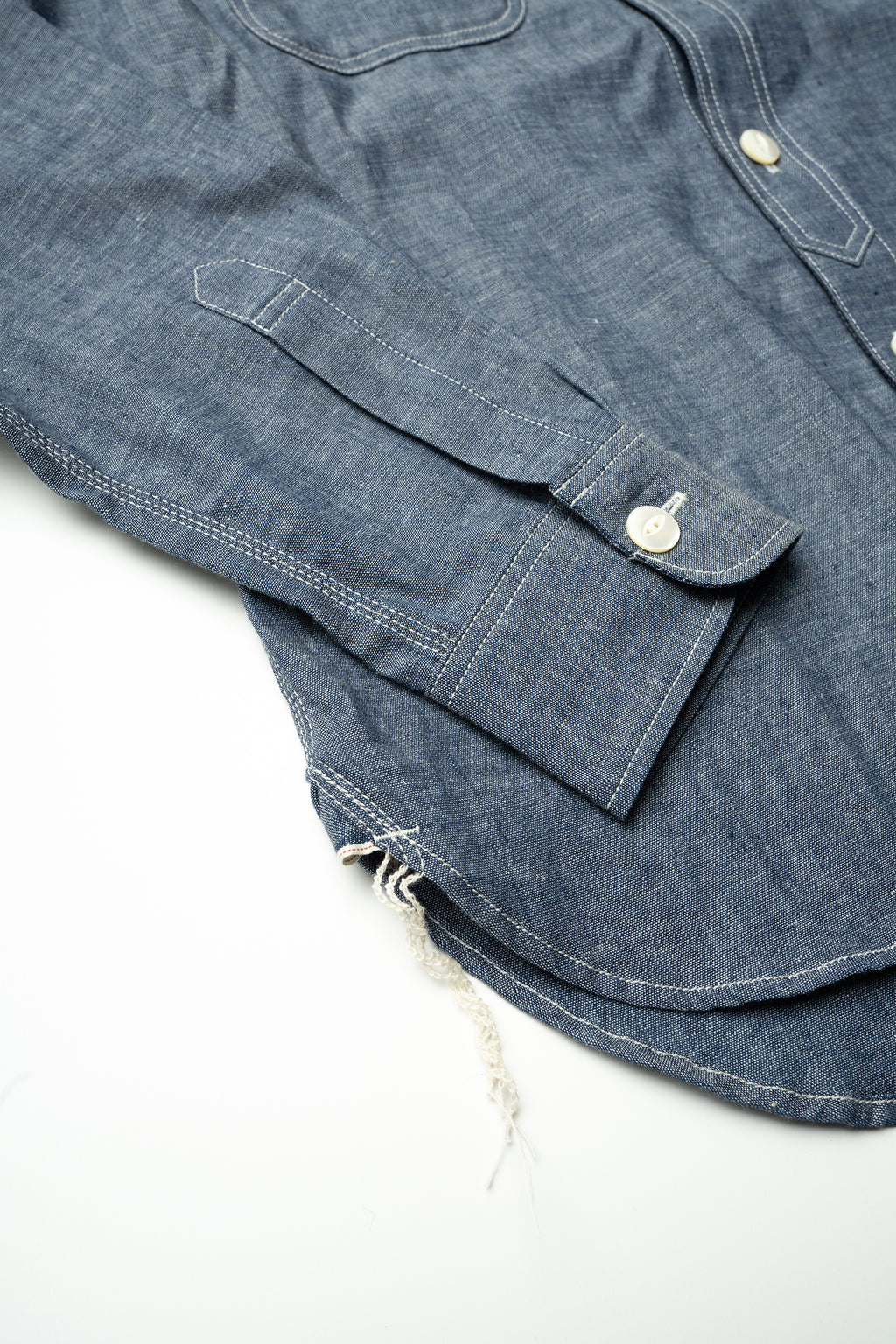 MS003R (01) SELVEDGE CHAMBRAY SHIRT