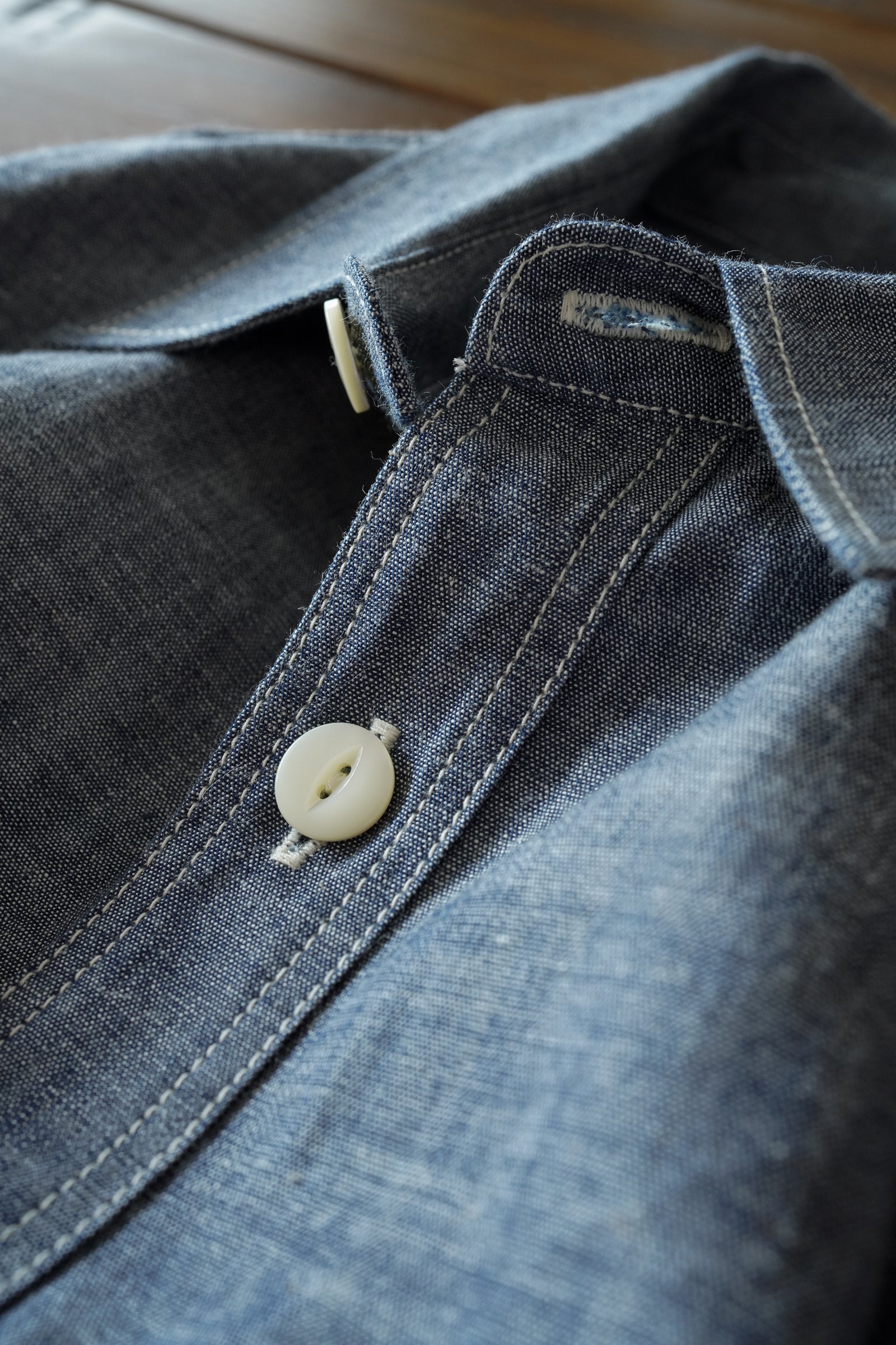 MS003R (01) SELVEDGE CHAMBRAY SHIRT