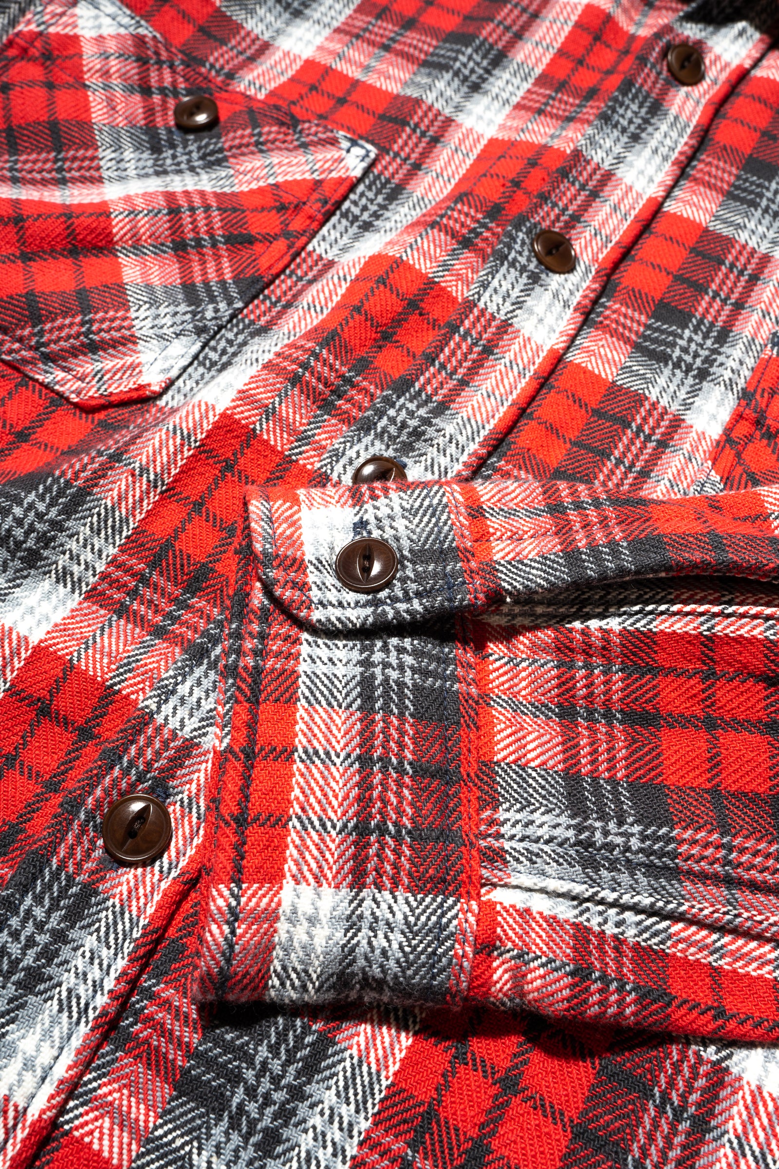 MS002R (25C) HEAVY COTTON FLANNEL SHIRT