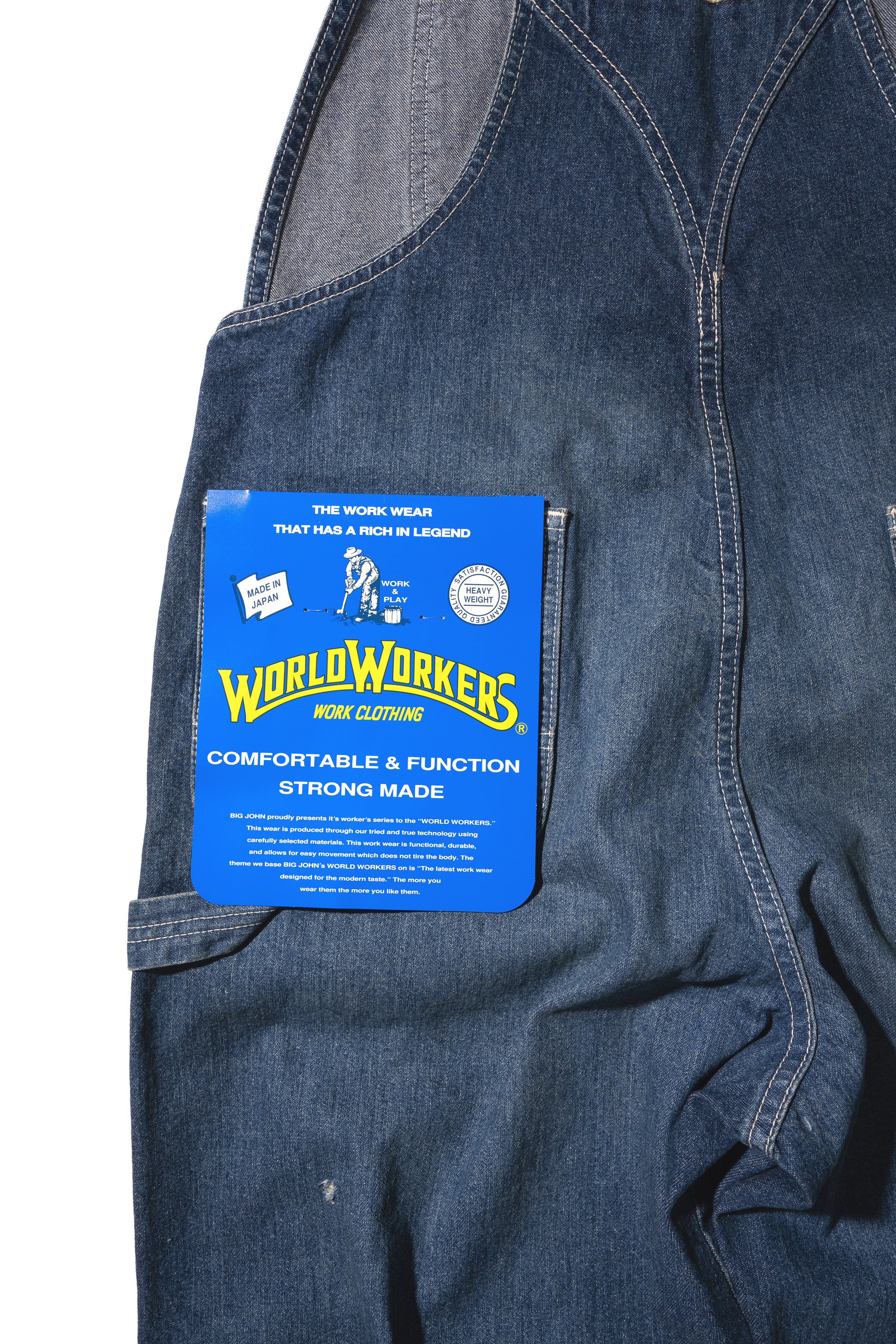 WW502K (332R) World Workers Overall in LABO – BIG JOHN【公式