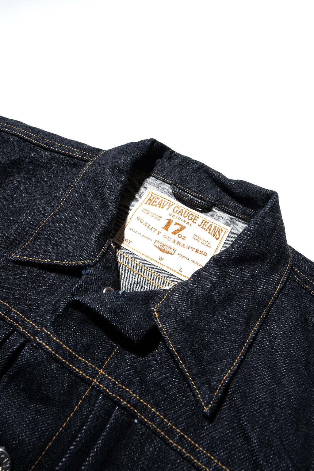 M6803 (001)17oz Heavy Gauge Denim Jacket