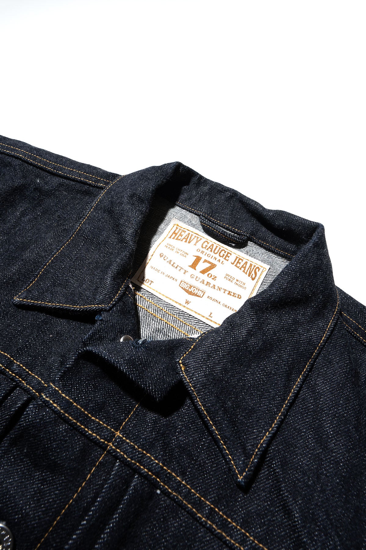 M6803 (001)17oz Heavy Gauge Denim Jacket